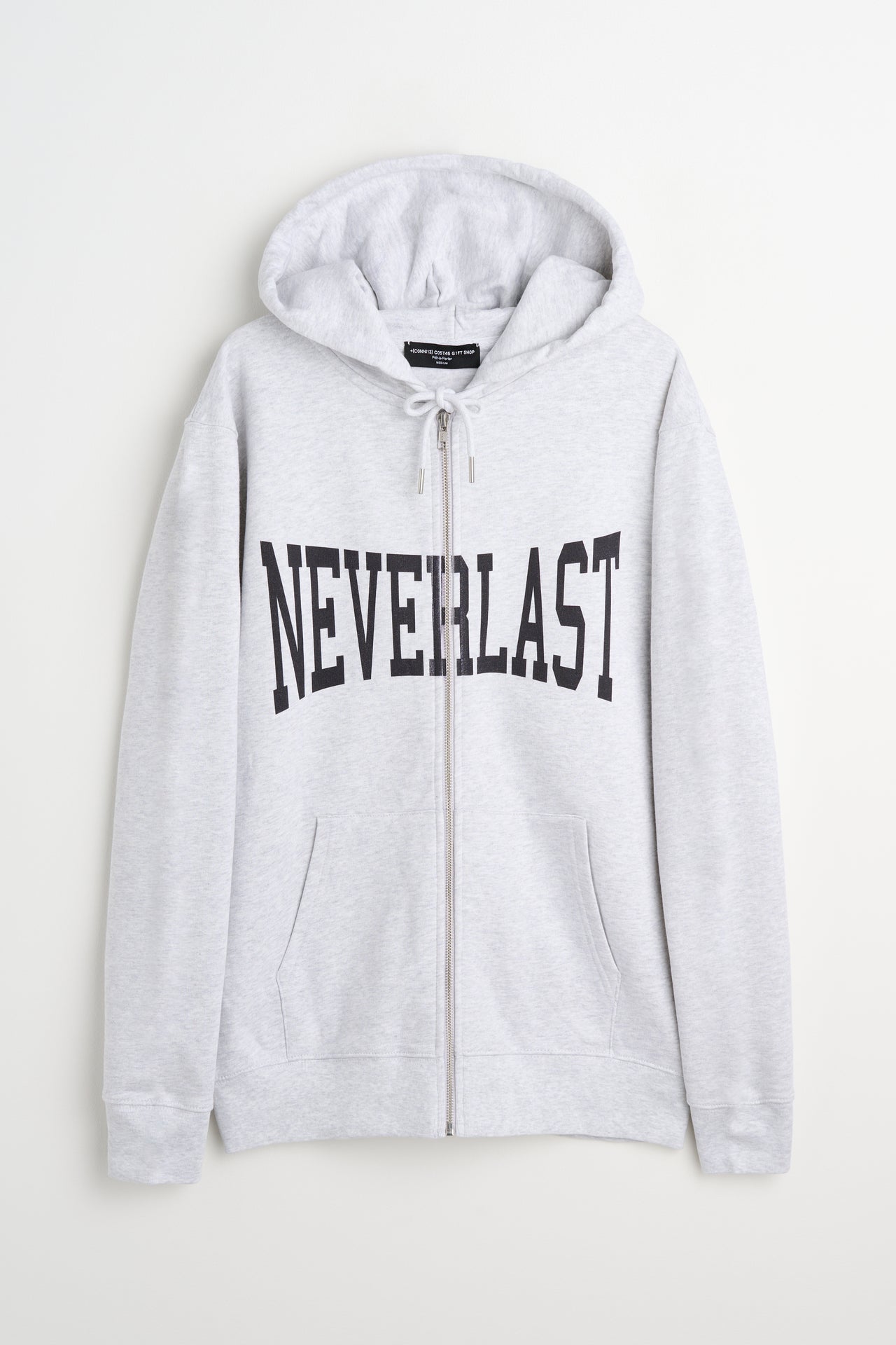 Connie Costas Neverlast Zip Hoodie Grey
