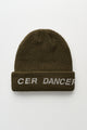 Dancer Oblique Beanie Green