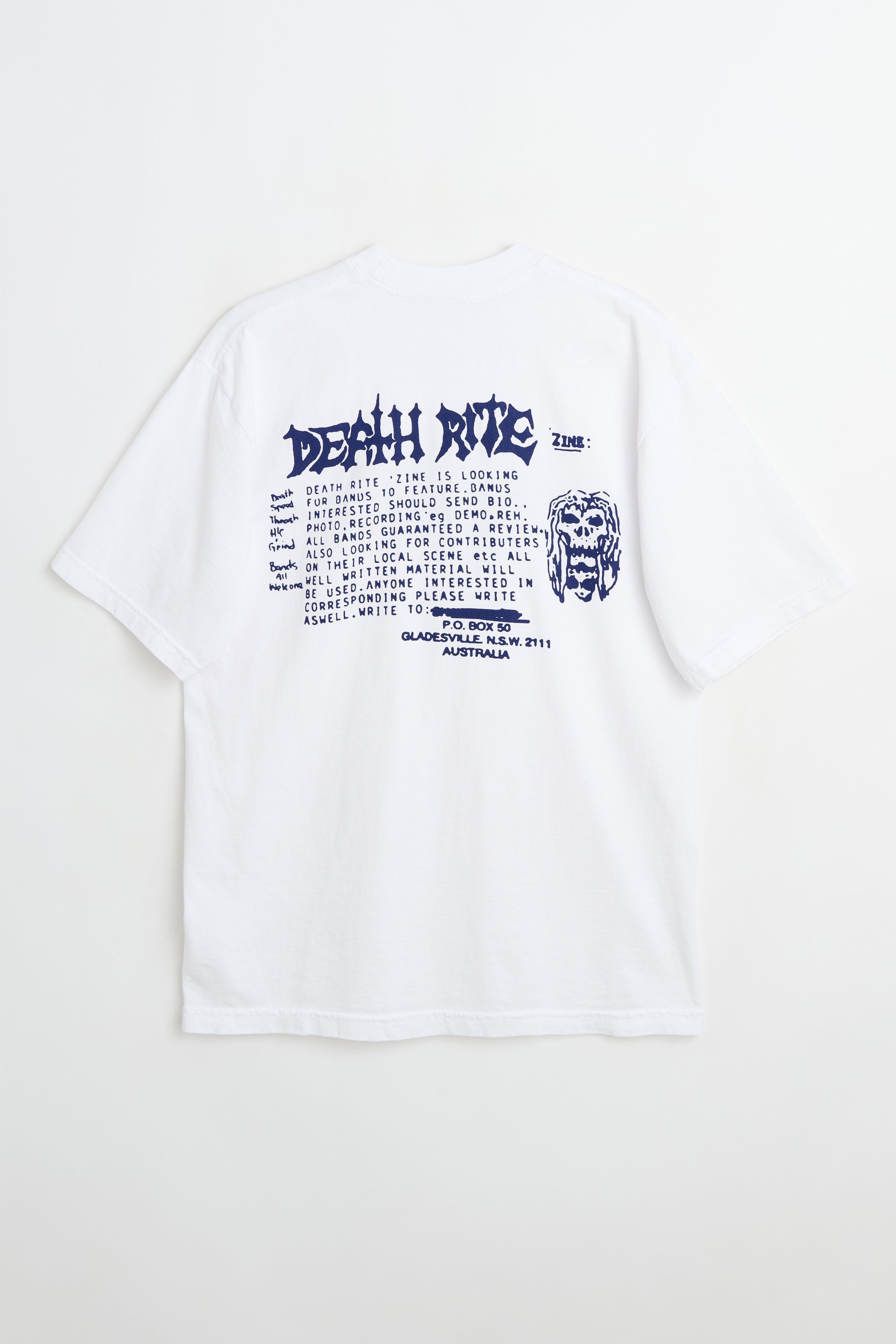 Death Rites Classified 89 T-shirt White