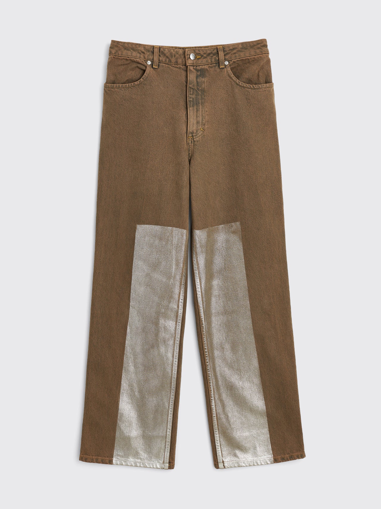 Eckhaus Latta Wide Leg Jean Foil