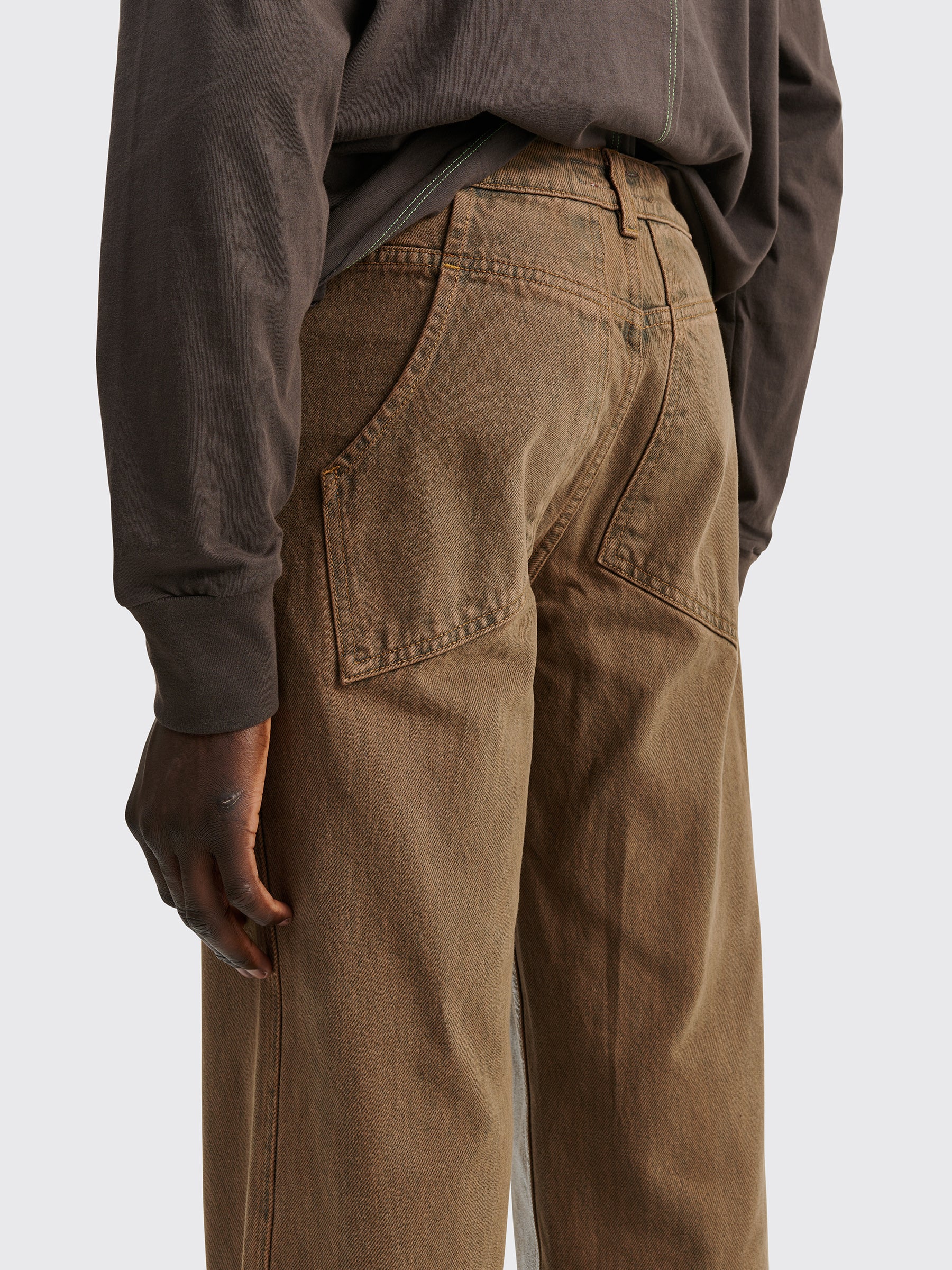 Eckhaus Latta Wide Leg Jean Foil