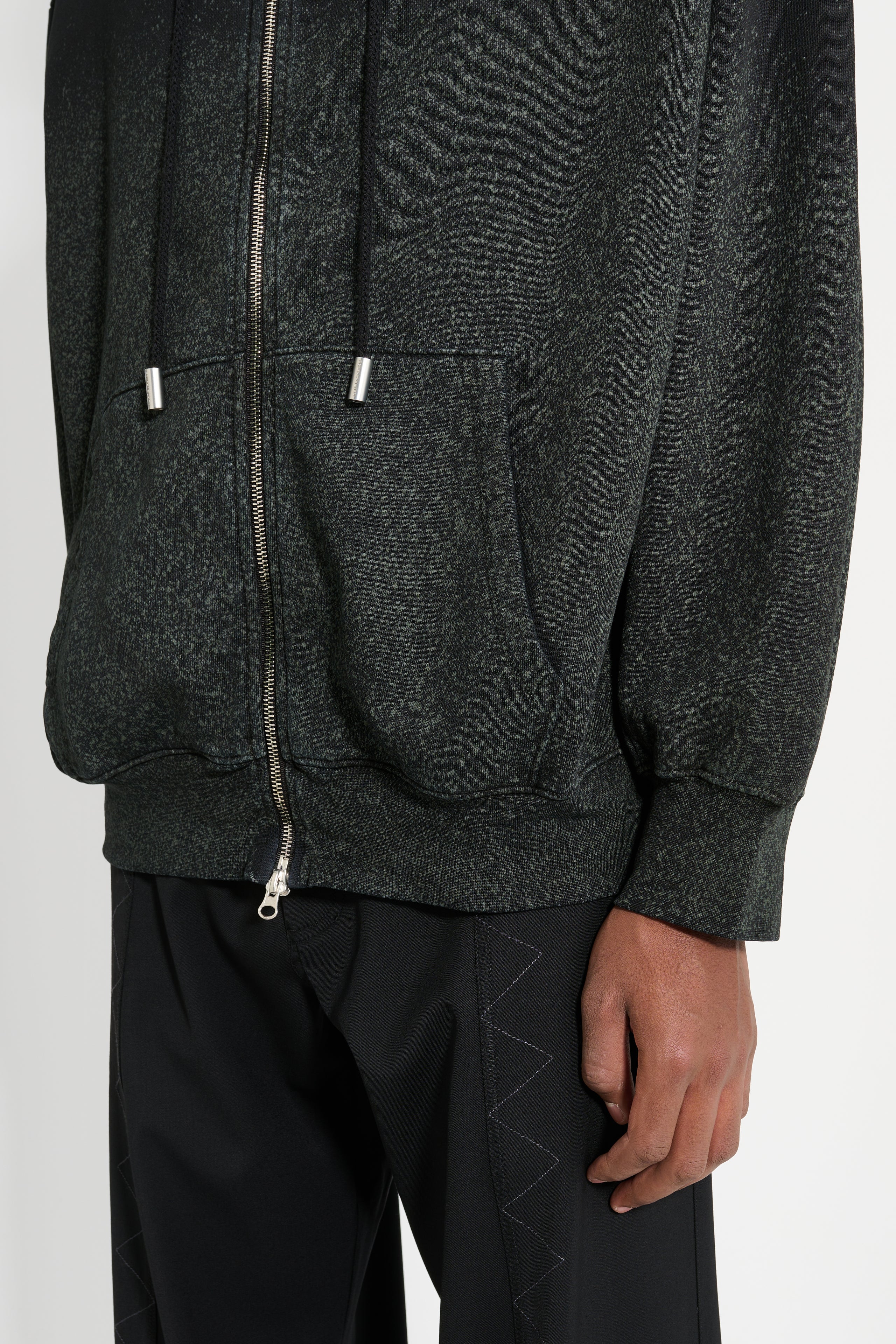 Eckhaus Latta Zip Hoodie Astroturf