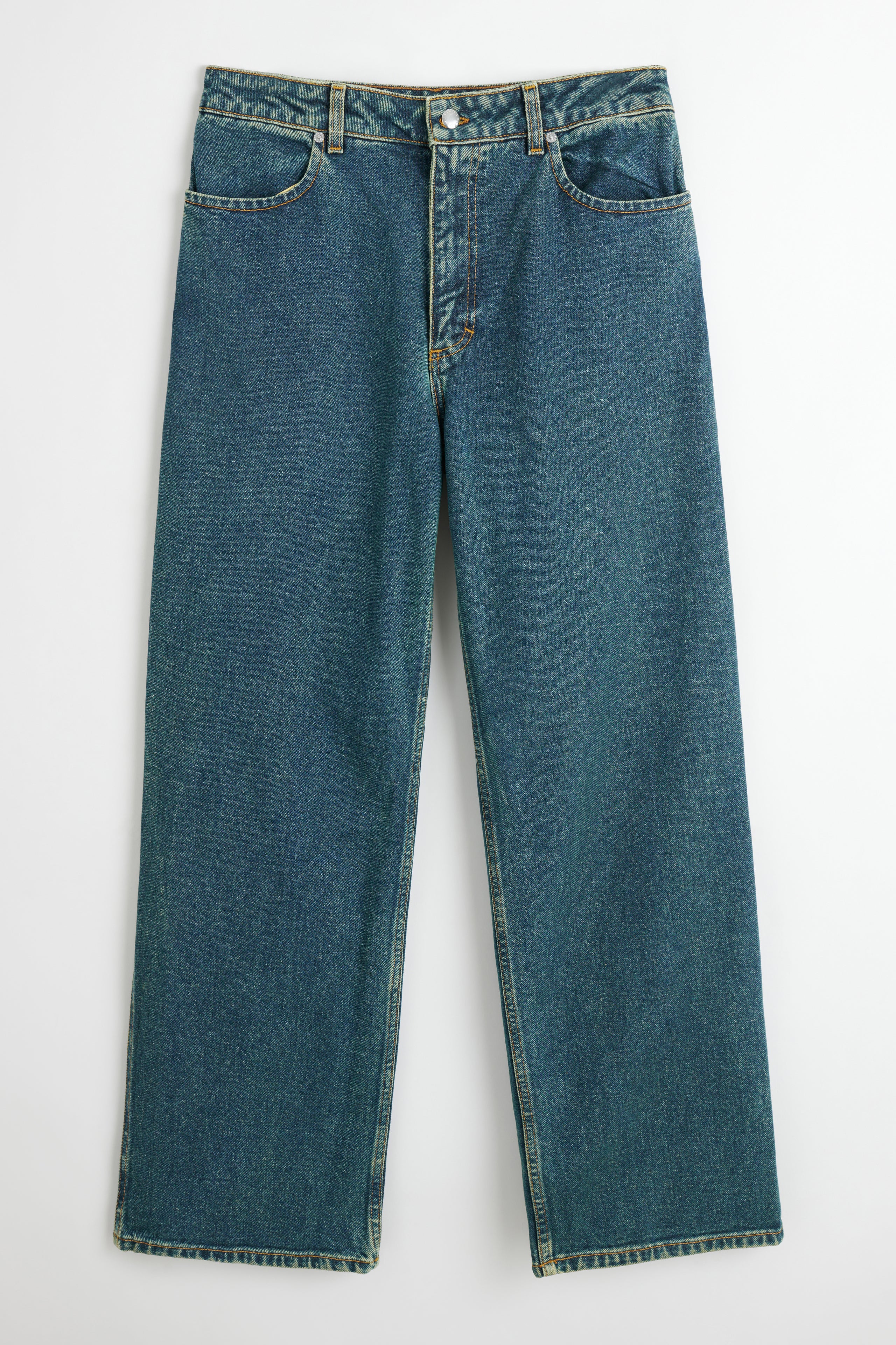 Eckhaus Latta Wide Leg Jean New Blue