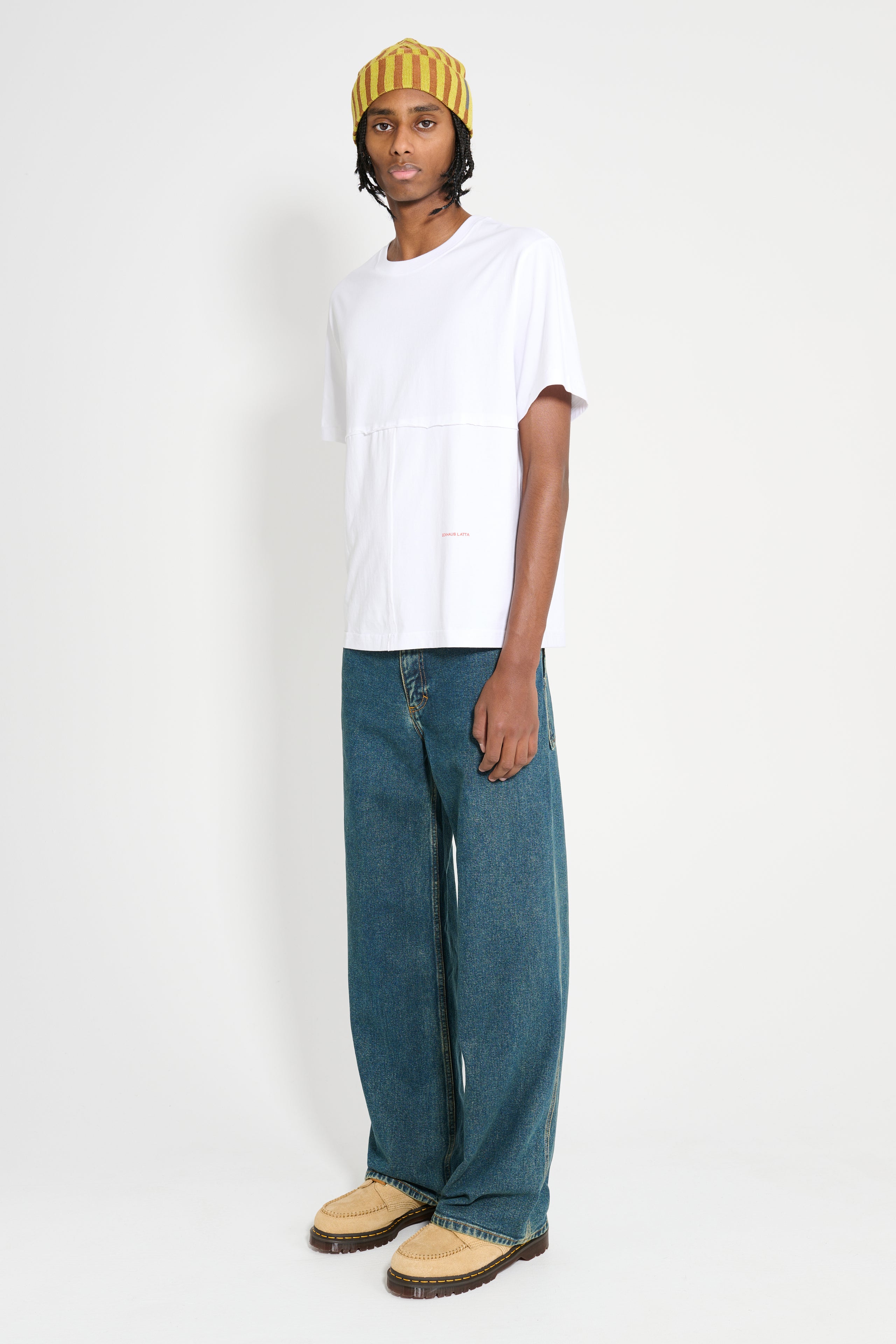 Eckhaus Latta Wide Leg Jean New Blue