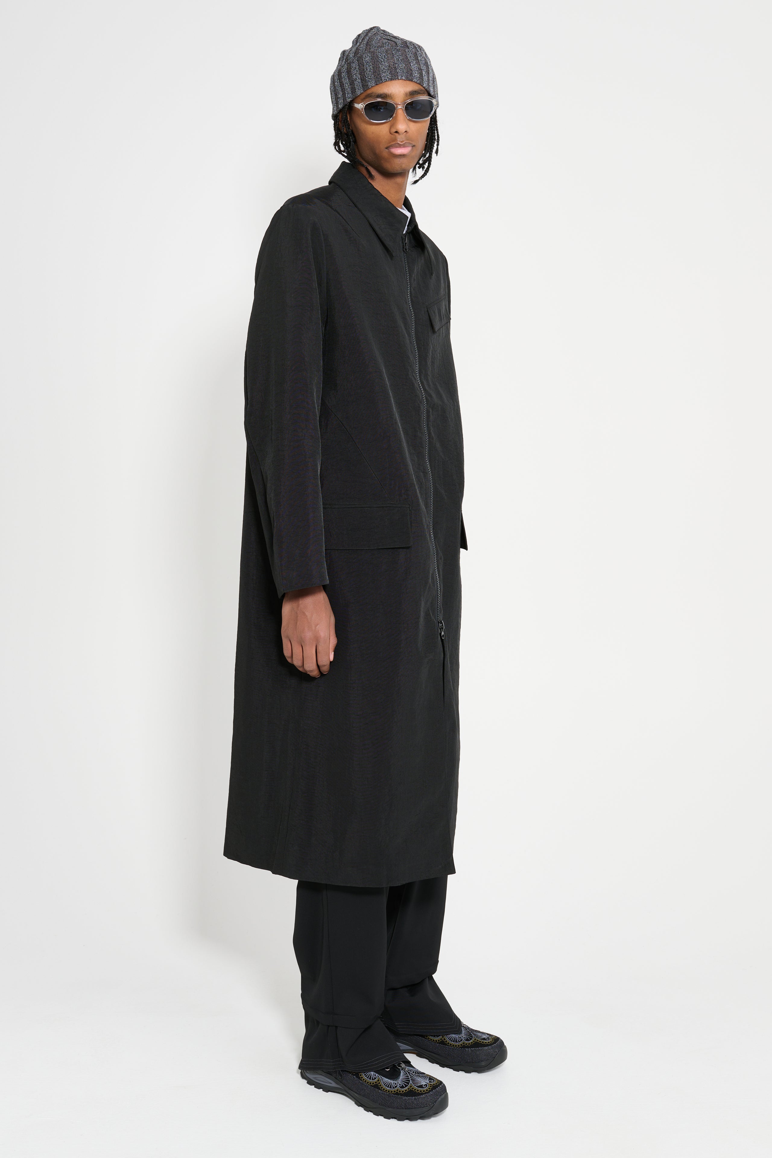 Eckhaus Latta Trace Coat Asphalt