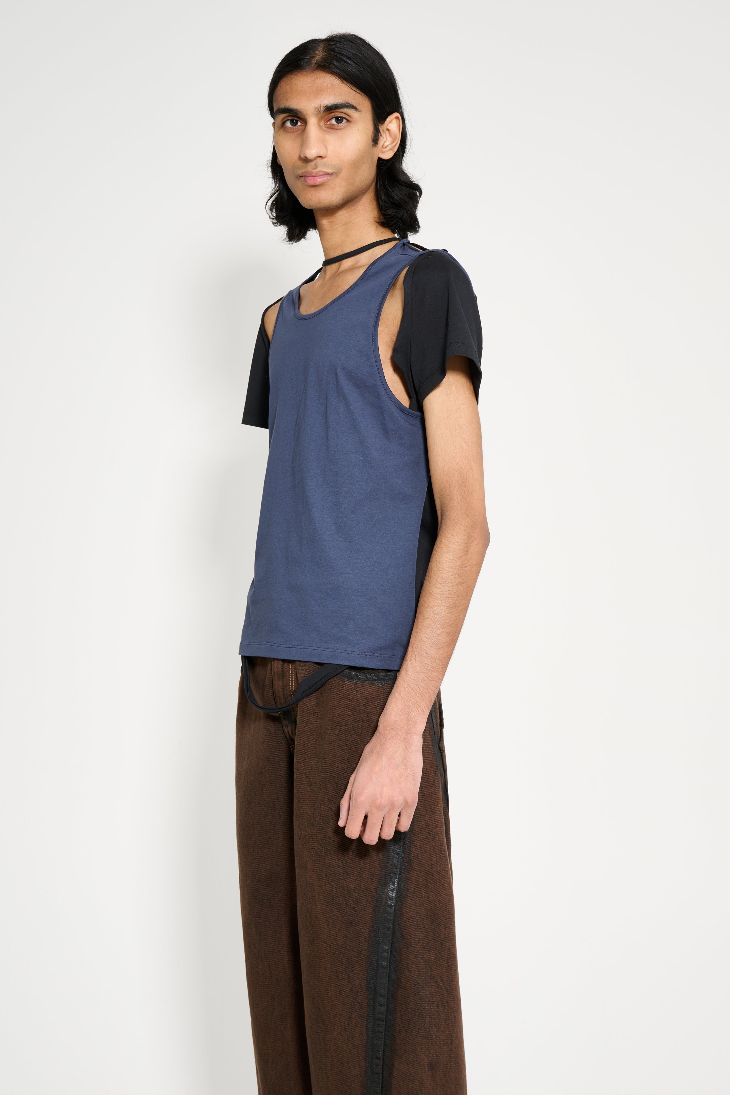 Eckhaus Latta Hugging Tee Blackberry