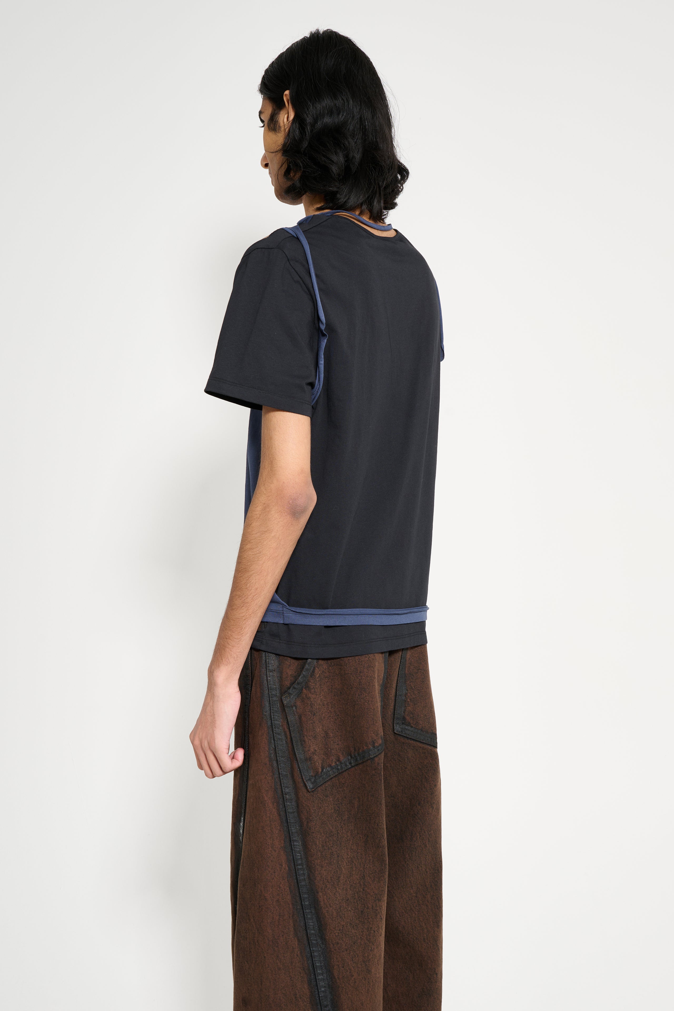 Eckhaus Latta Hugging Tee Blackberry