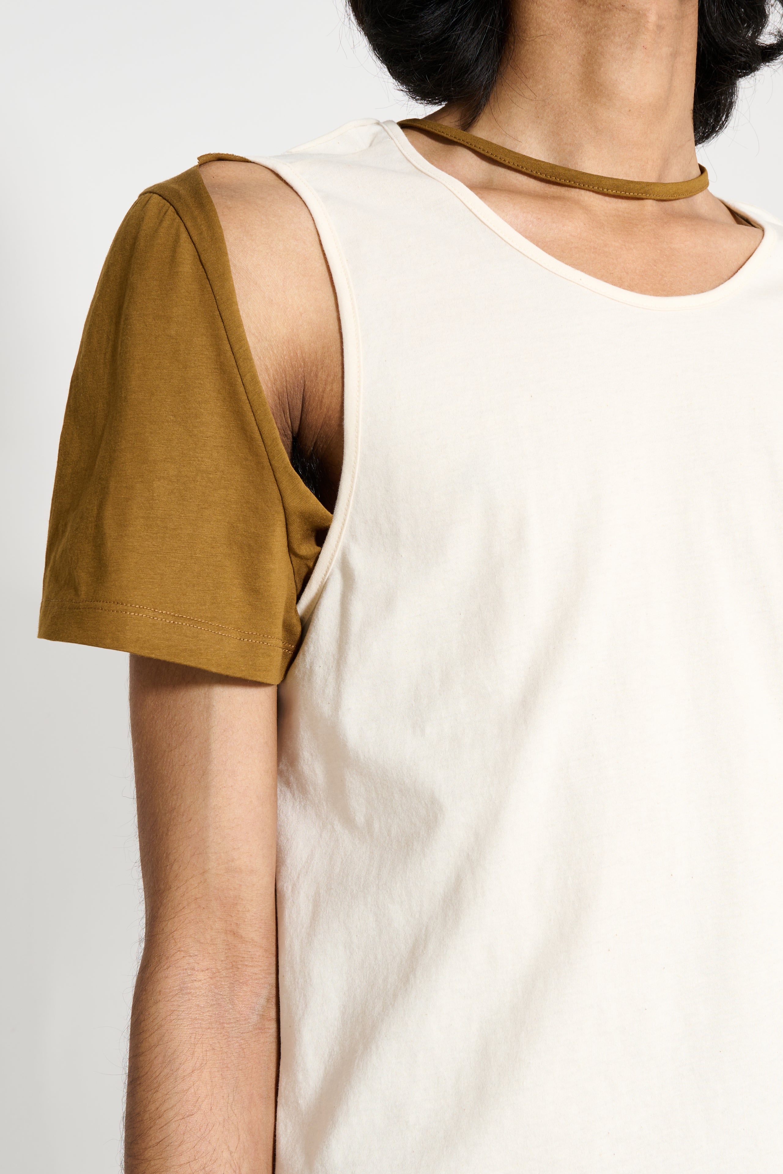 Eckhaus Latta Hugging Tee Coconut