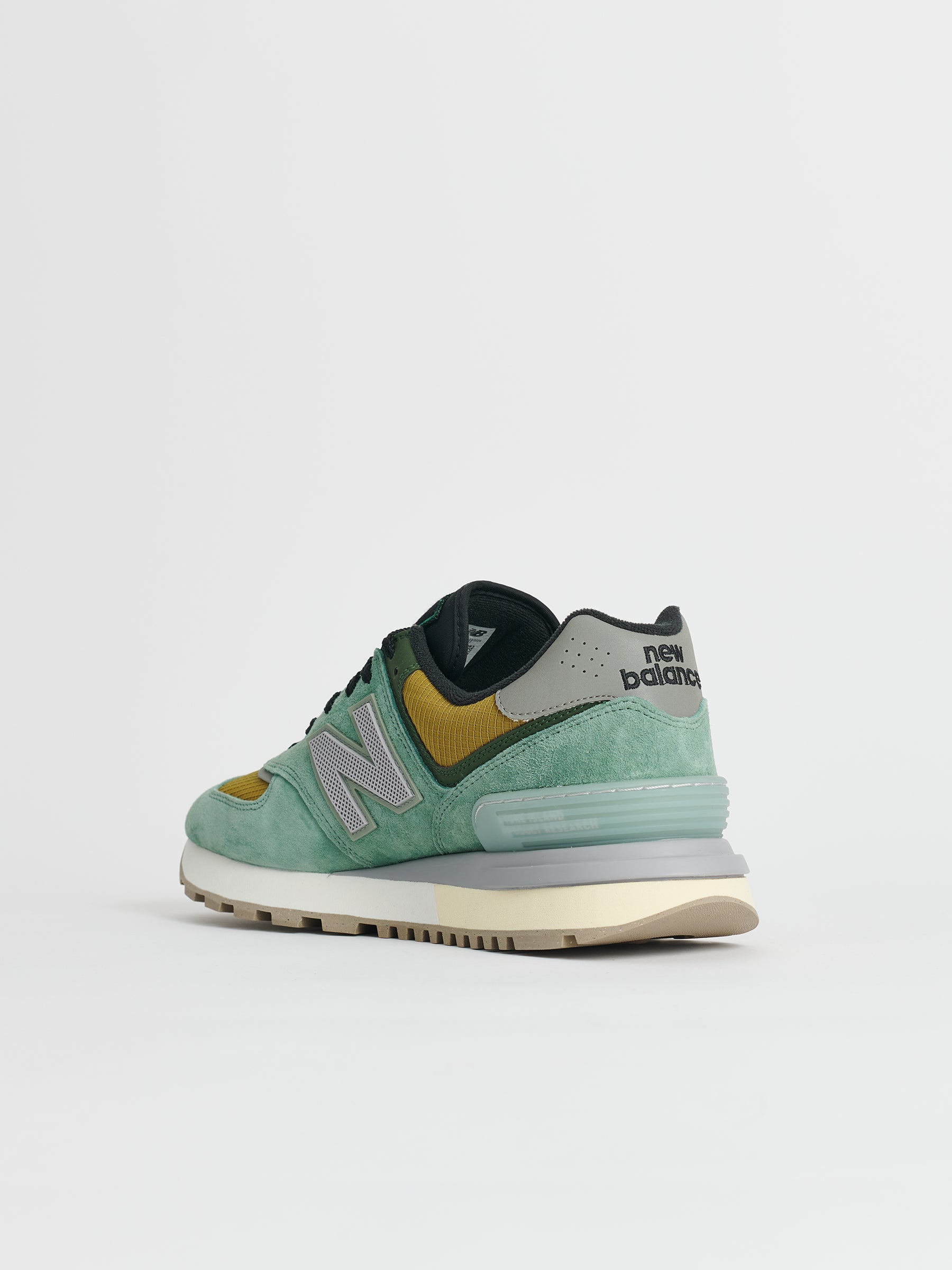 New Balance x Stone Island 574v1 Light Green / Mustard Gold