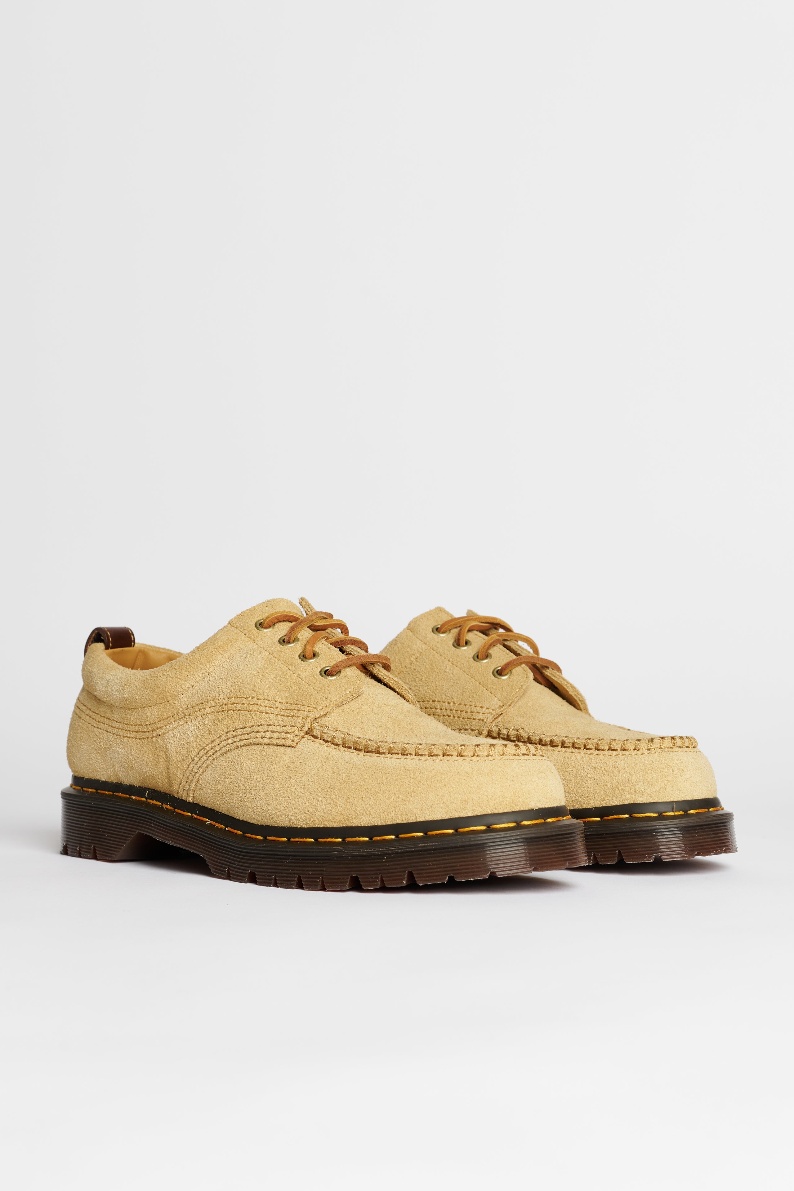 Dr Martens Lowell Tan Hairy Suede & Butterscotch Orleans