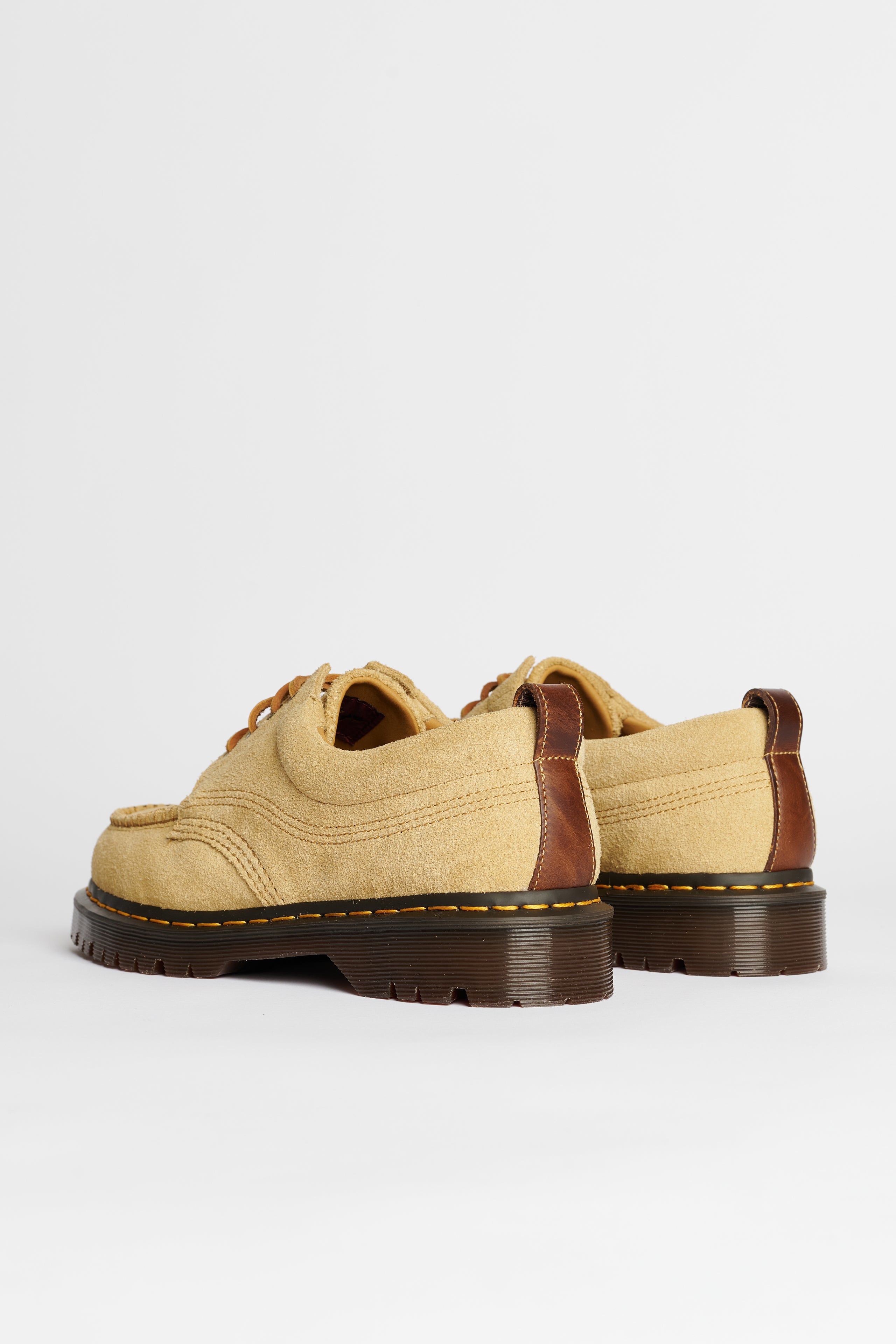 Dr Martens Lowell Tan Hairy Suede & Butterscotch Orleans