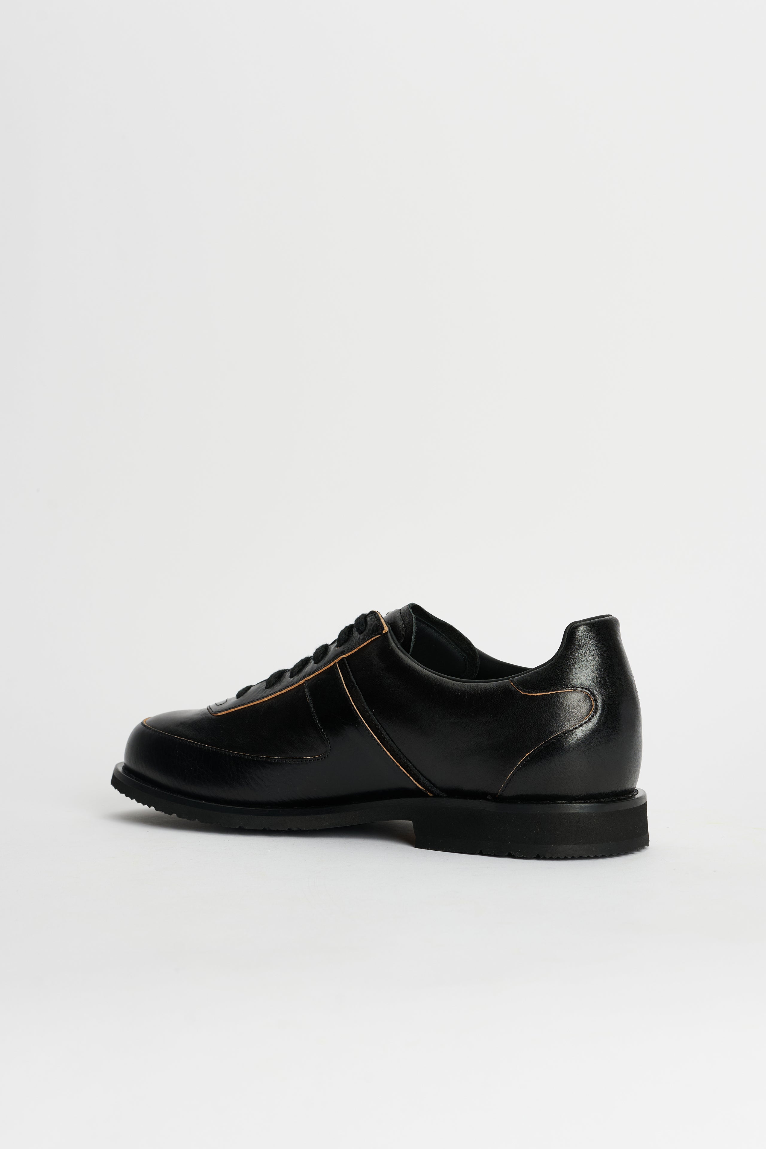 Our Legacy Ten Pin Shoe Black Strike Leather