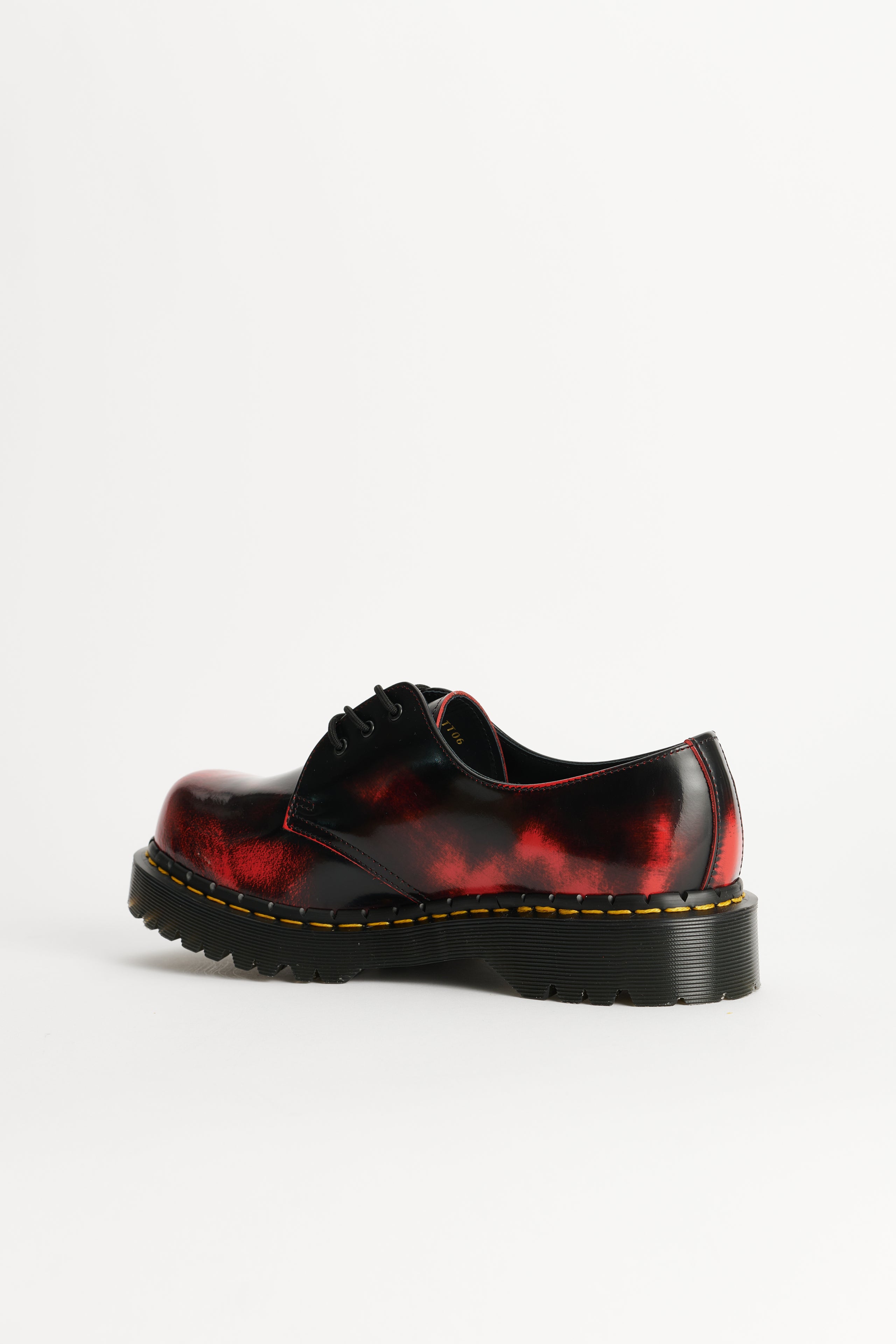 Dr Martens 1460 Rub Off Lux Black / Dms Red