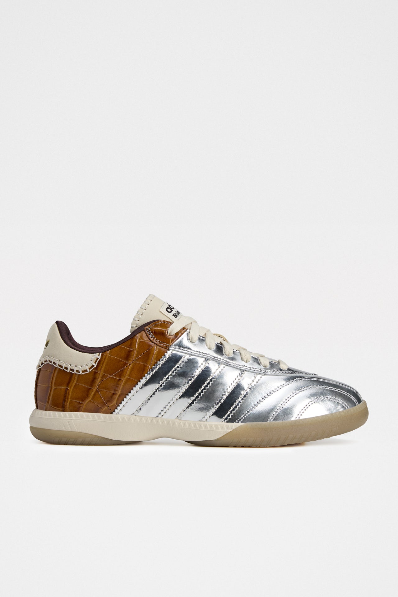 adidas Originals by Wales Bonner MN Samba Metallic Silver Metallic / Easy Yellow