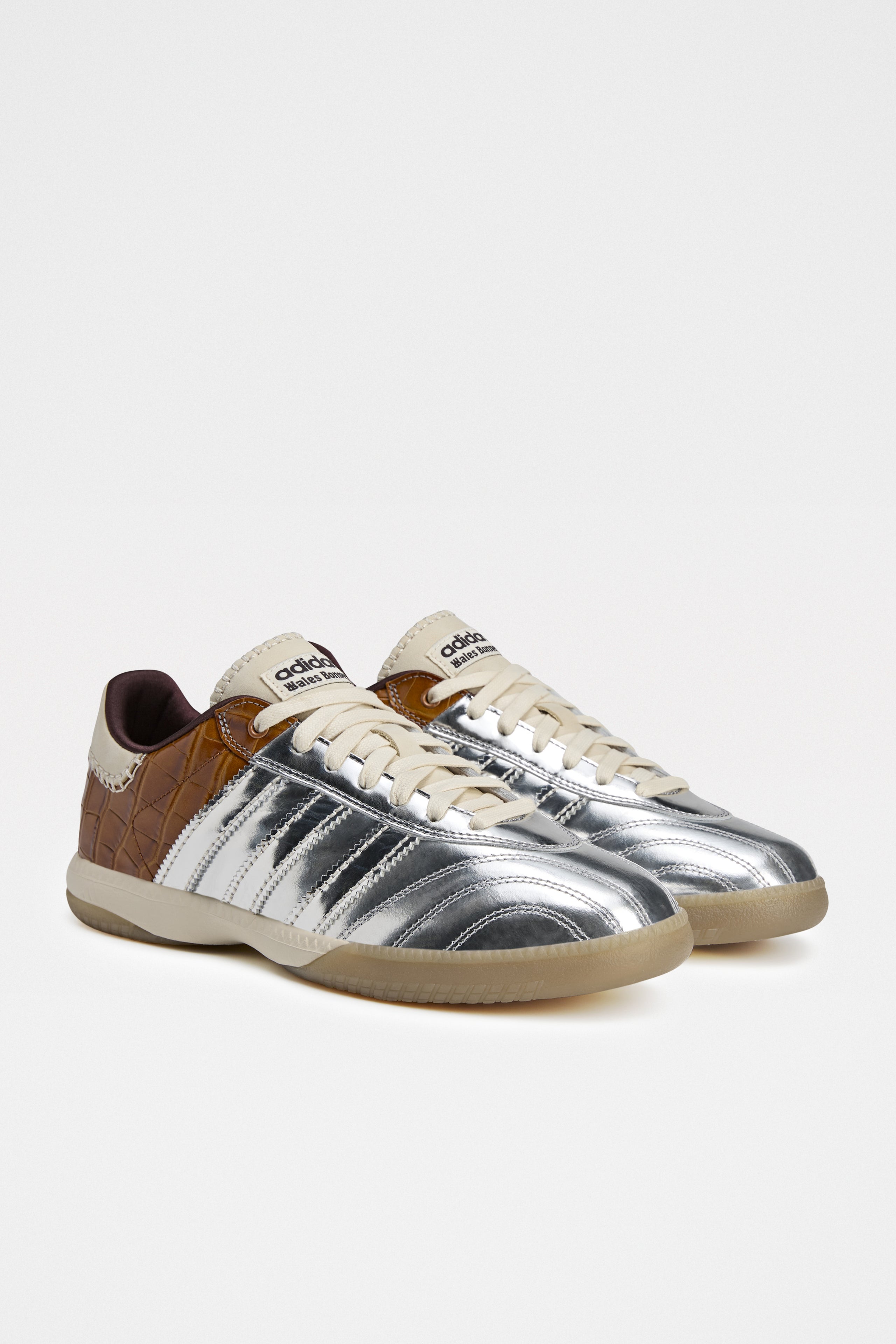 adidas Originals by Wales Bonner MN Samba Metallic Silver Metallic / Easy Yellow