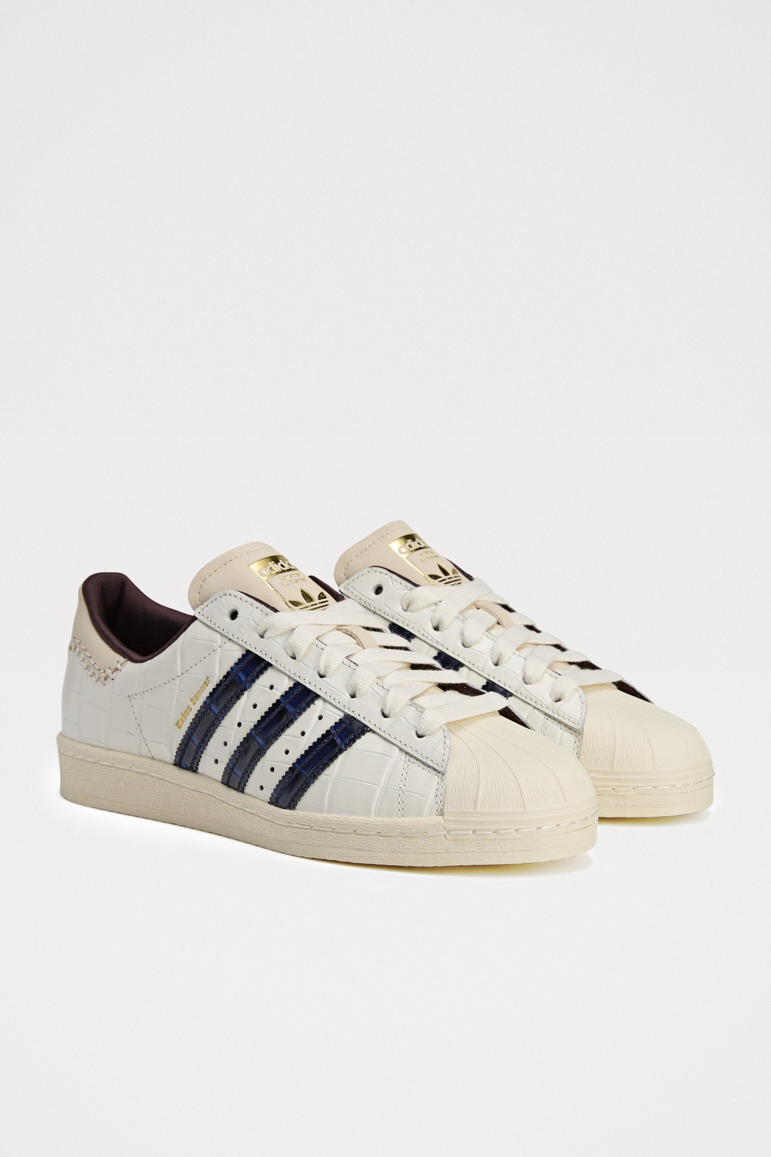 adidas Originals by Wales Bonner Superstar Wonder White / Collegiate Navy / Night Red