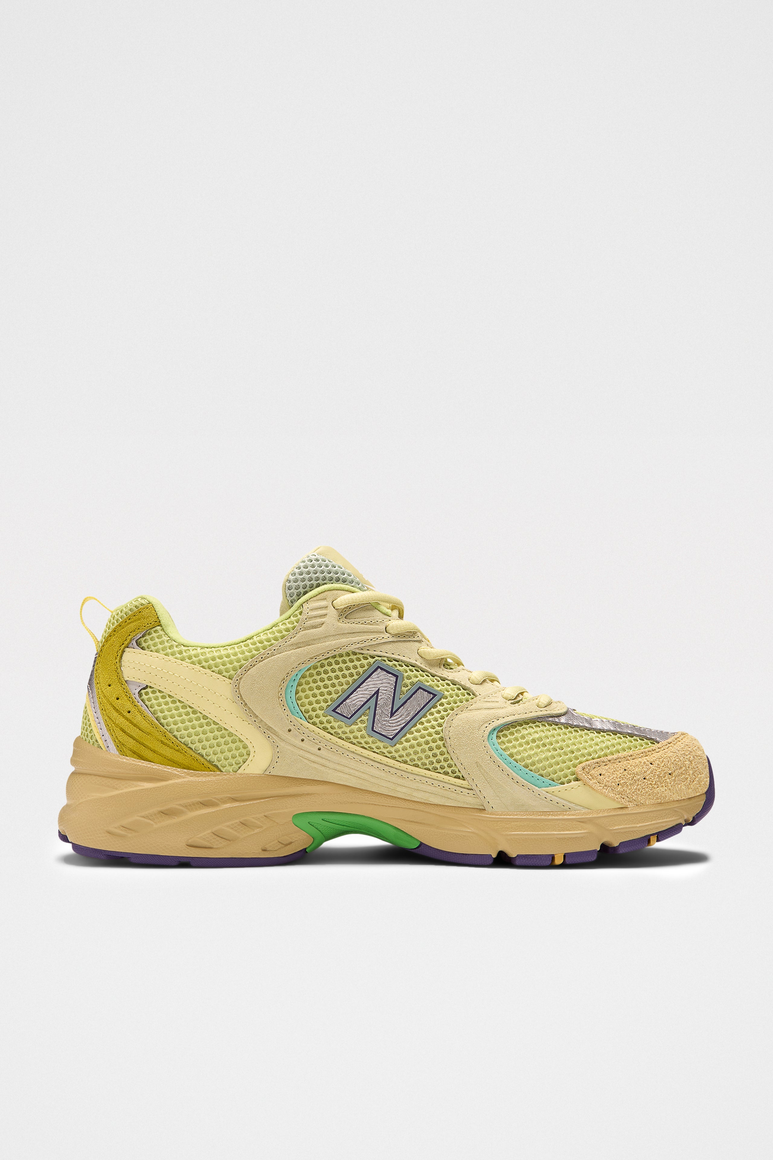 New Balance x Salehe Bembury 530 Dusty Yellow / Celery Green