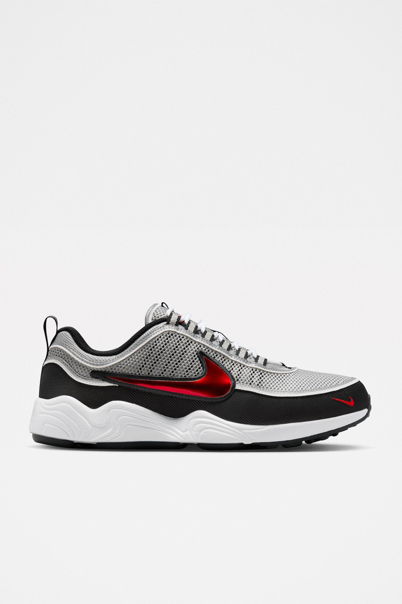 Nike Air Zoom Spiridon SP Metallic Silver / Sport Red