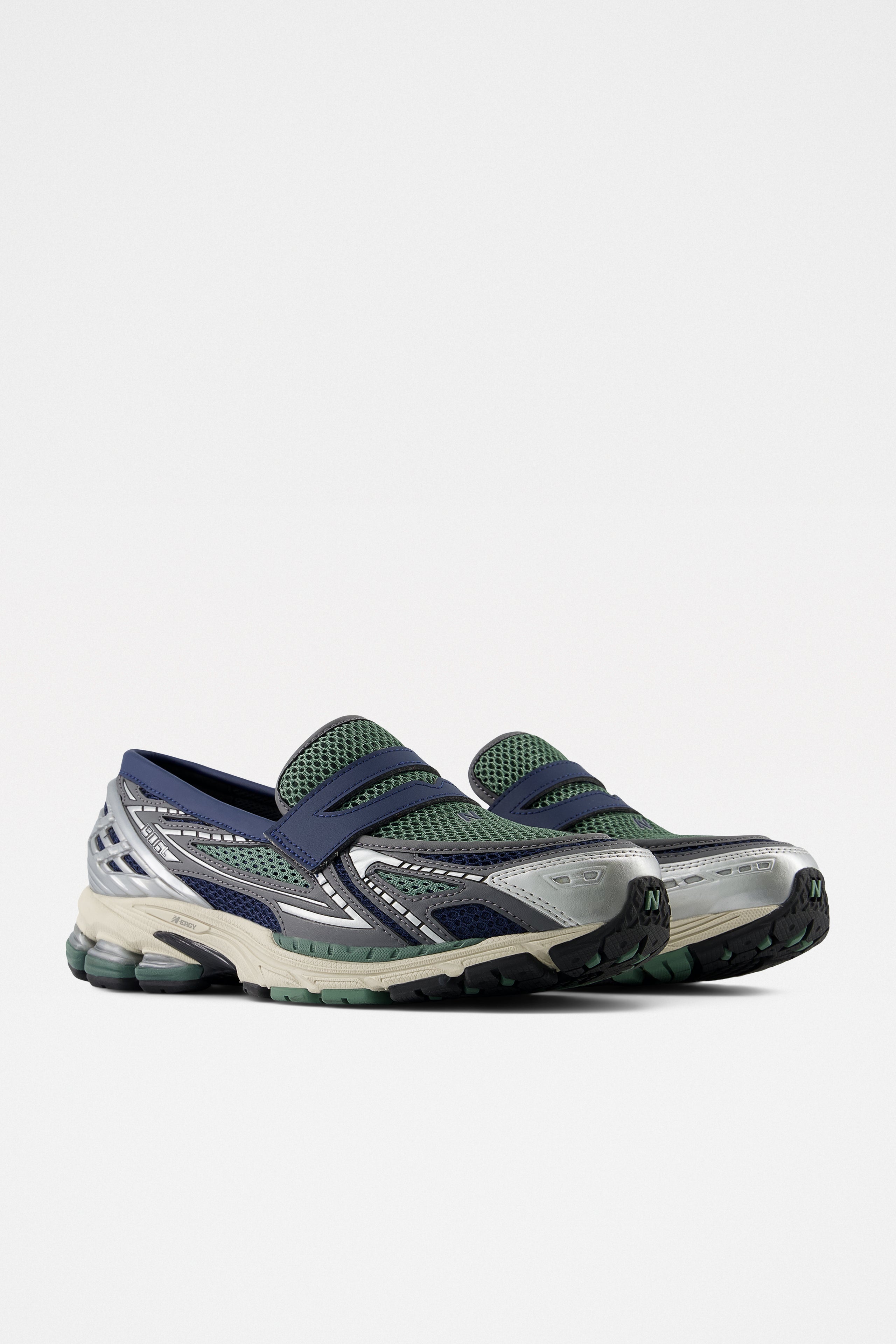 New Balance 1906 Loafer Silver Metallic / NB Navy