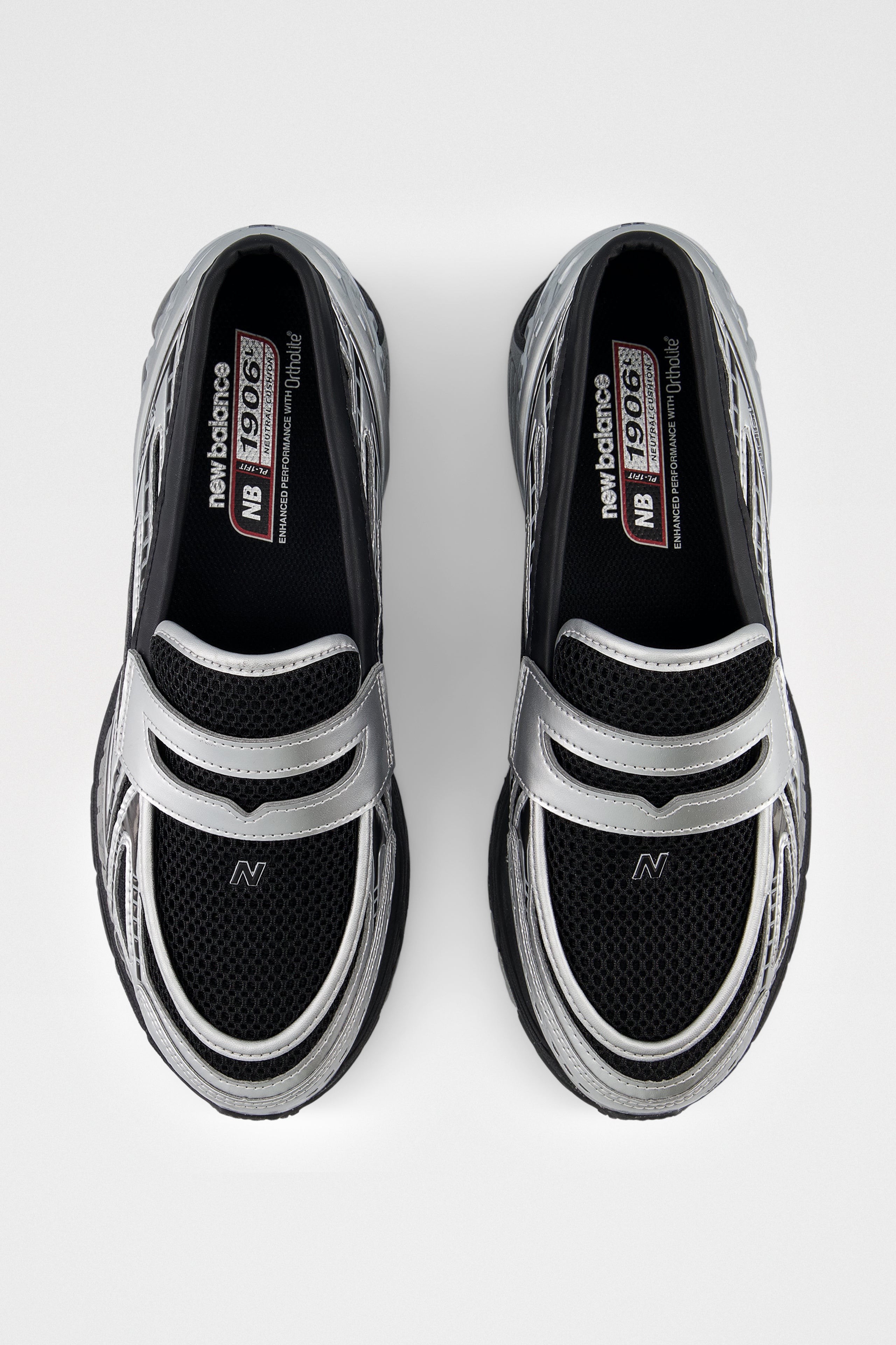 New Balance 1906 Loafer Silver Metallic / Black