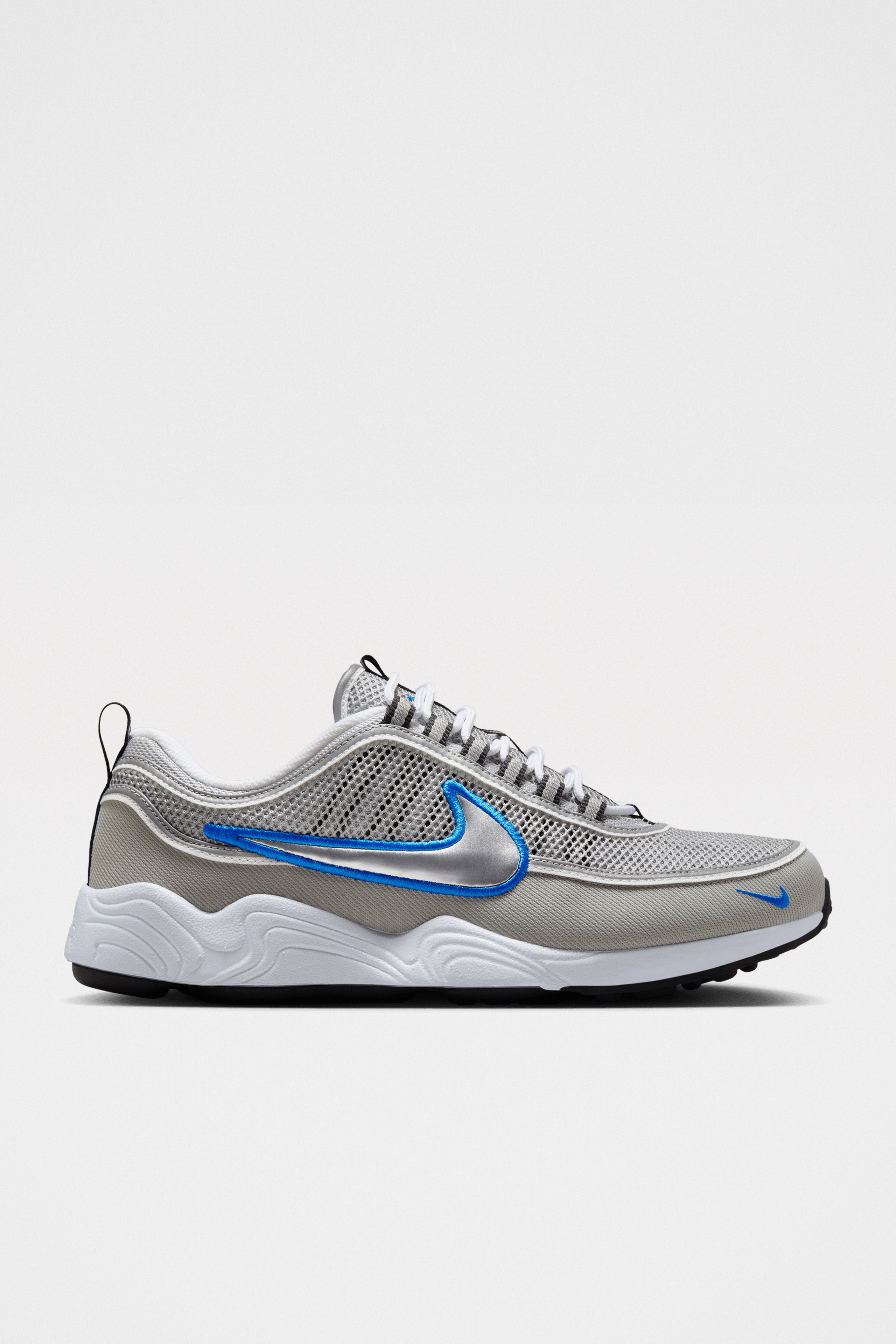 Nike Air Zoom Spiridon SP Metallic Silver / Signal Blue