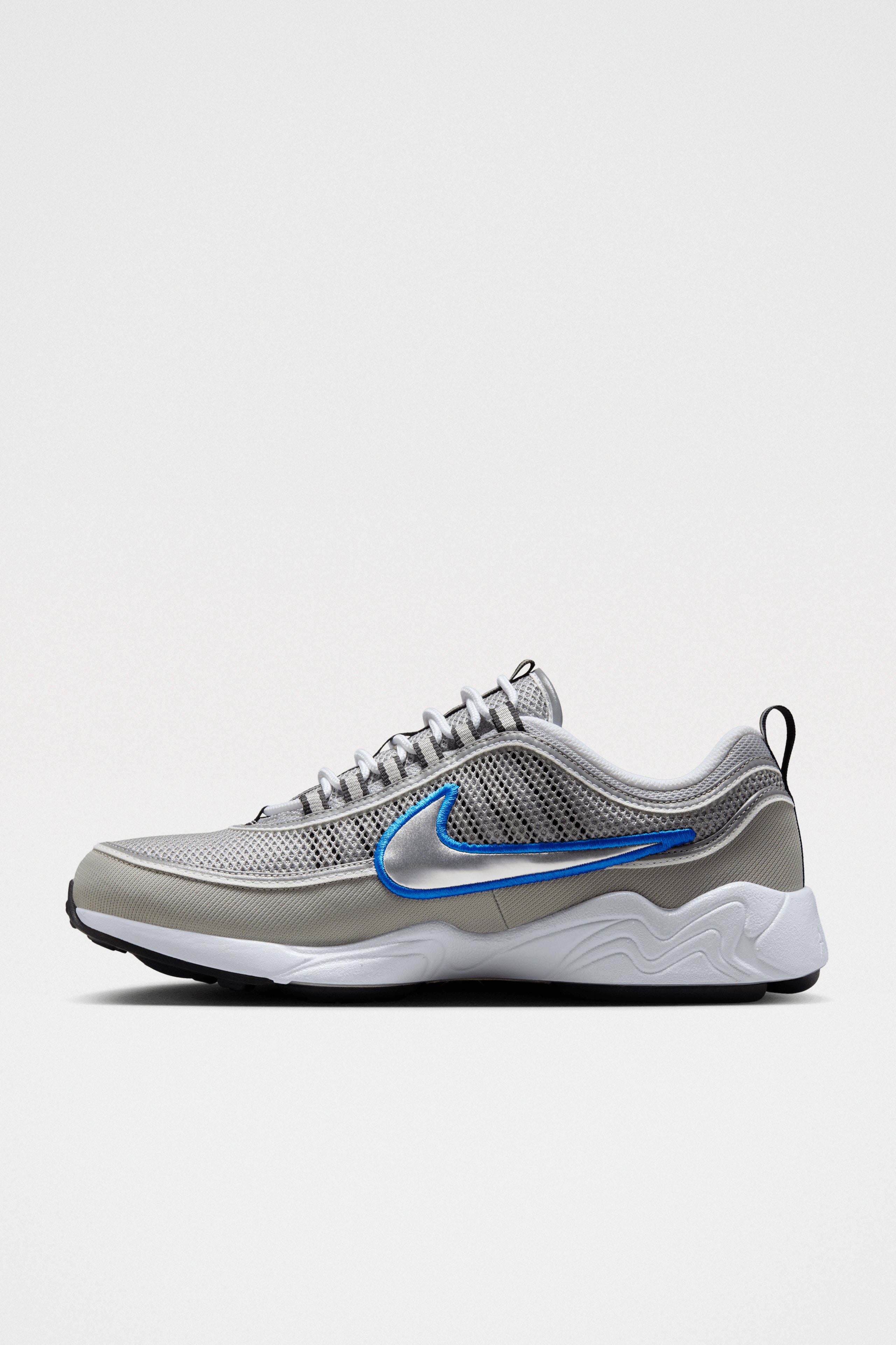 Nike Air Zoom Spiridon SP Metallic Silver / Signal Blue