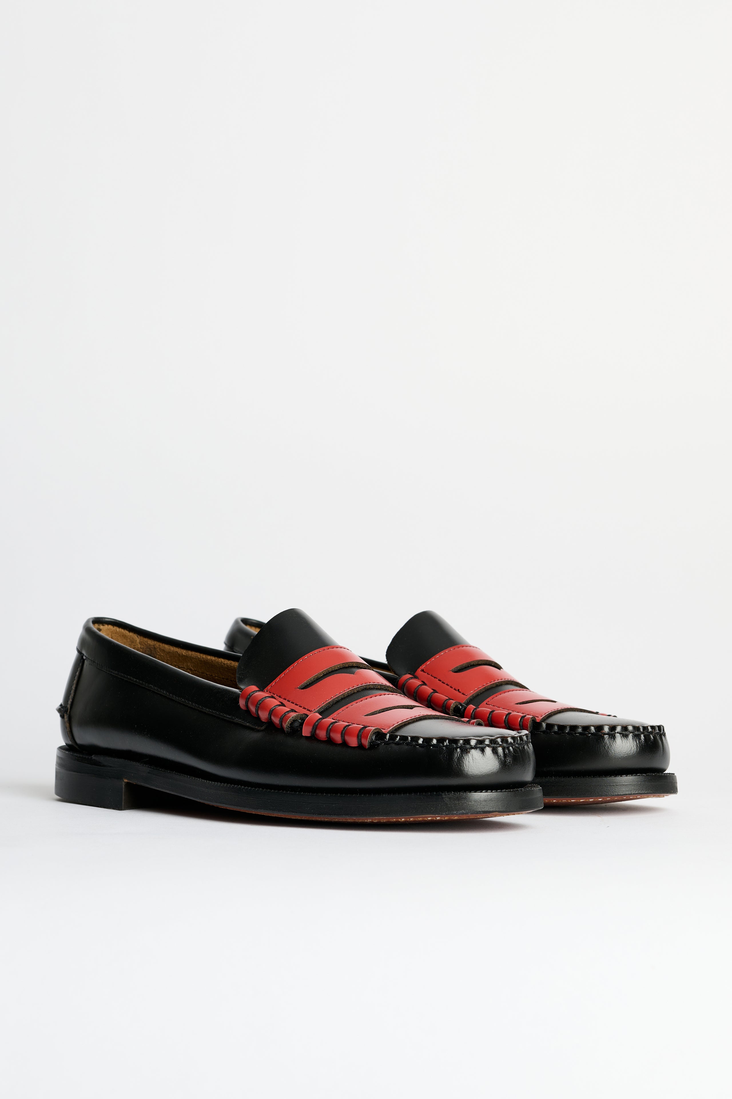 Random Identities x Sebago Double Penny Dan Loafer Red