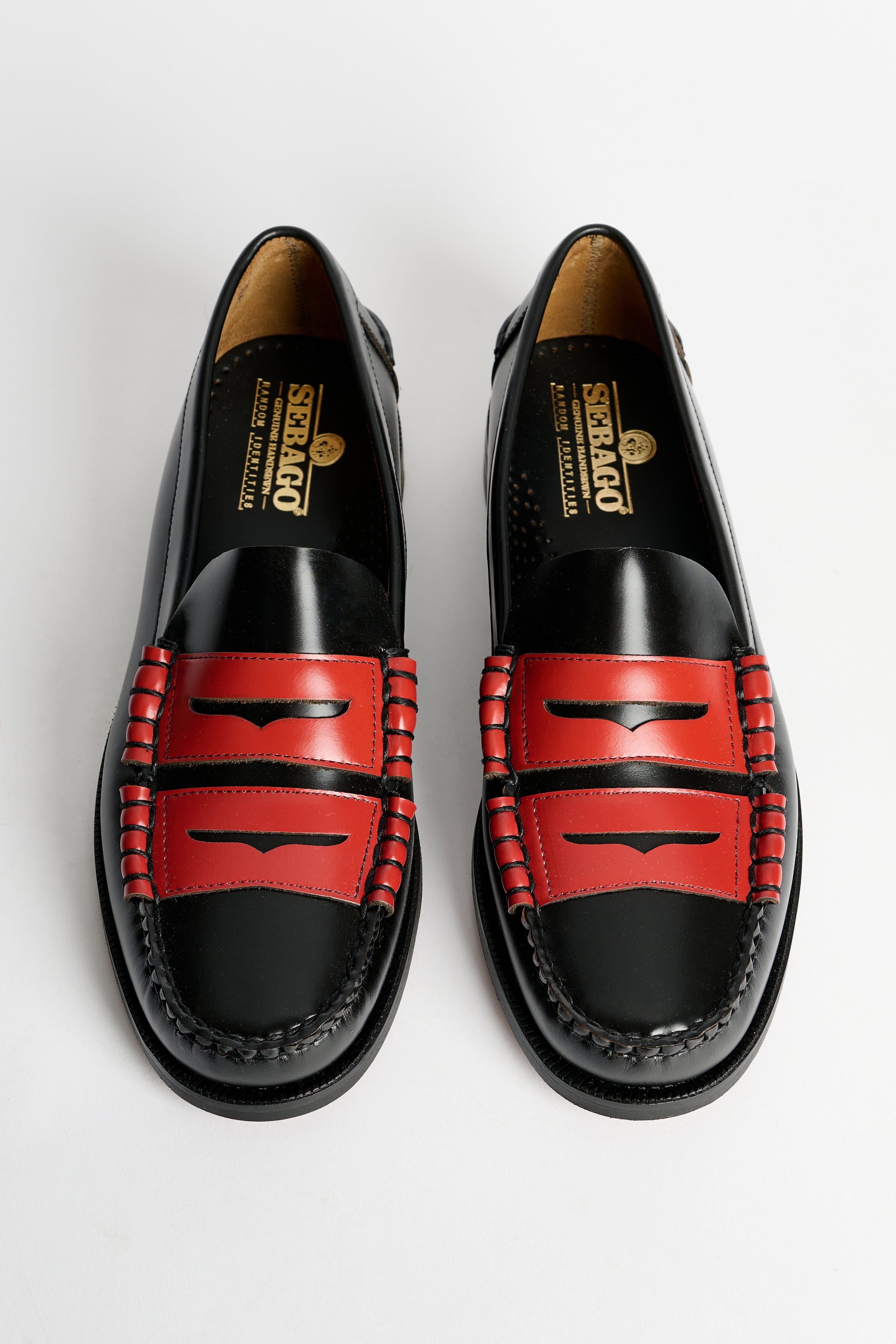 Random Identities x Sebago Double Penny Dan Loafer Red