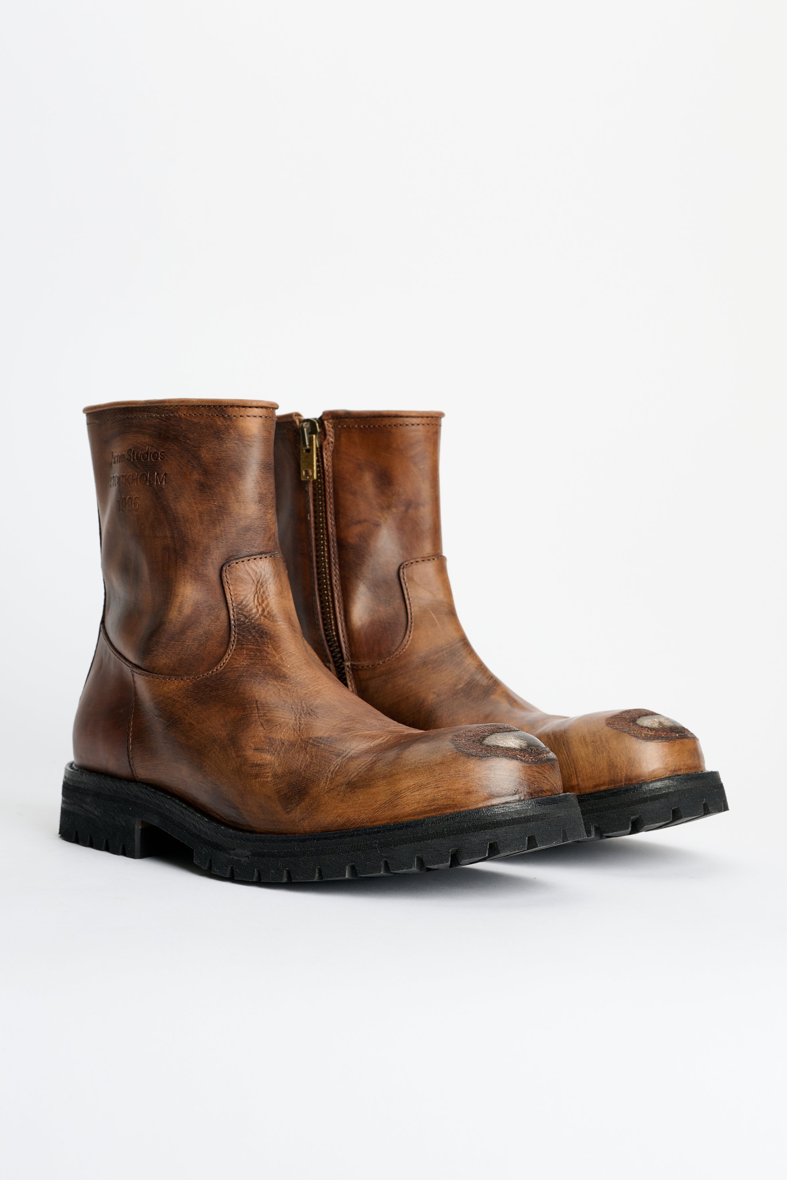 Acne Studios Ankle Boots Brown