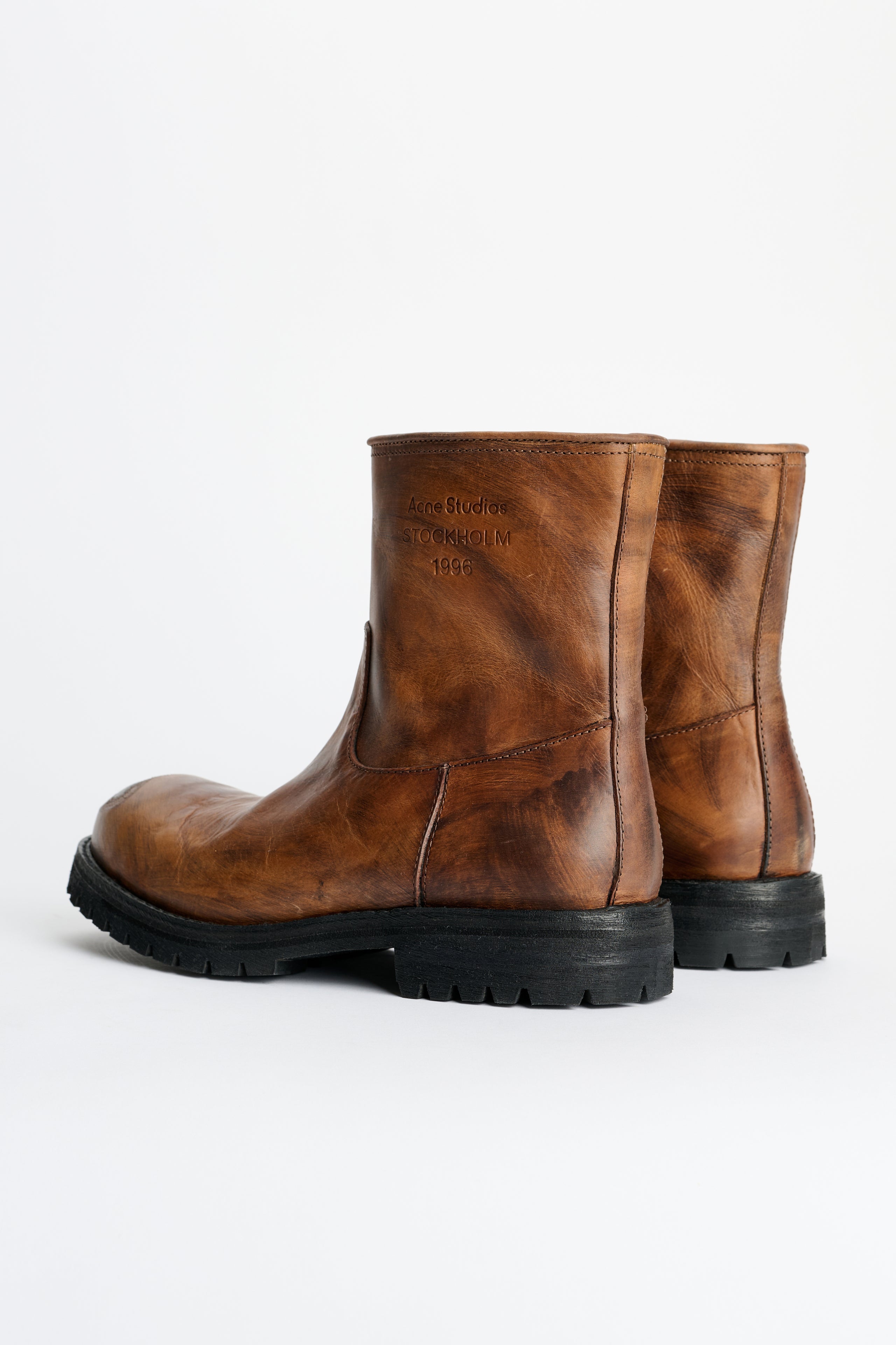 Acne Studios Ankle Boots Brown