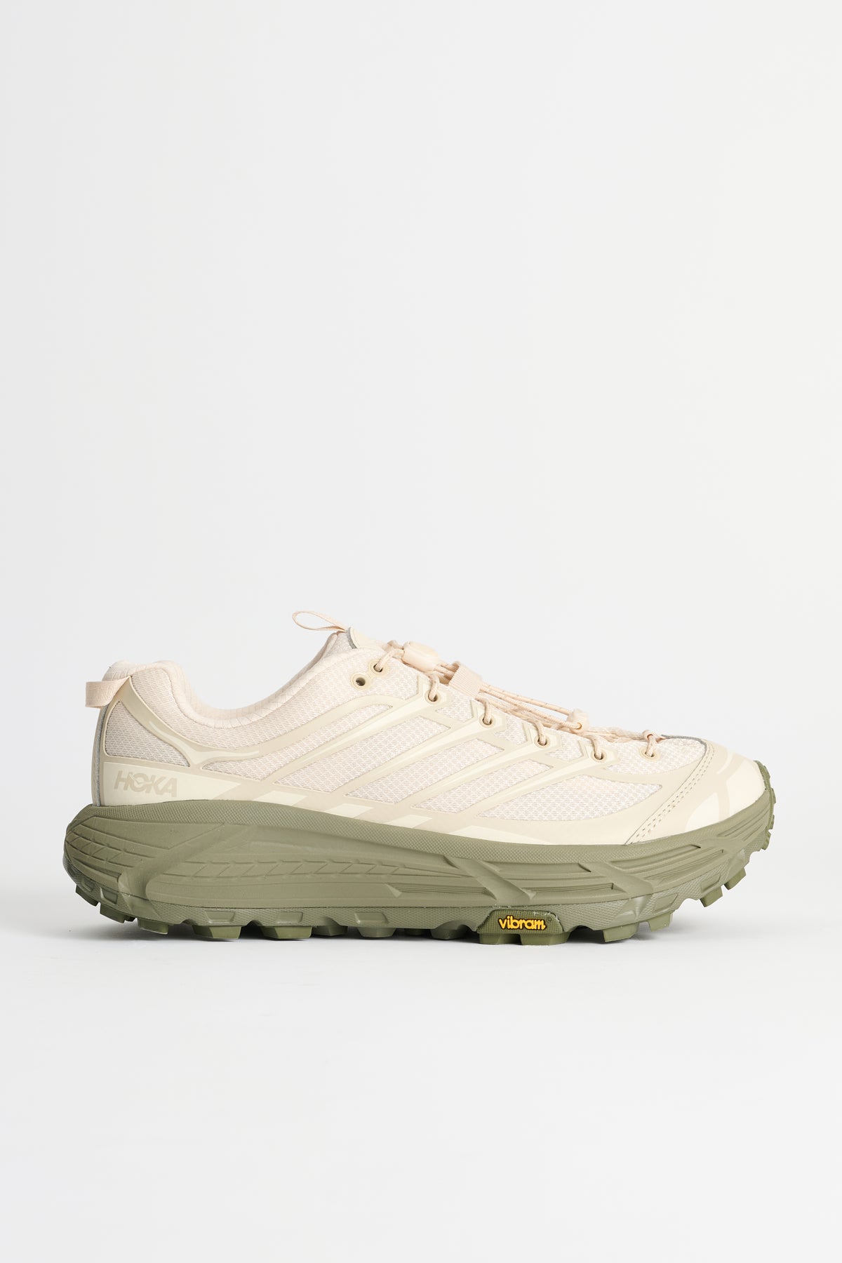 HOKA U Mafate Three2 Oat Milk / Eucalyptus – Très Bien