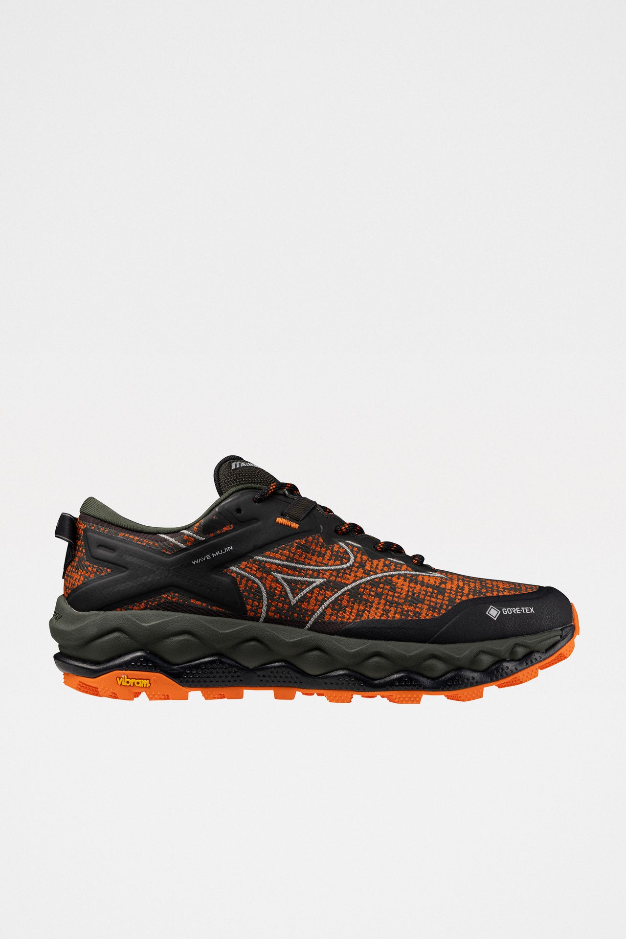 Mizuno x Maharishi Wave Mujin LS GTX Vibrant Orange / Cool Grey