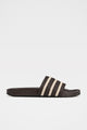 adidas by Wales Bonner Adilette Slides Dark Brown / Wonder White