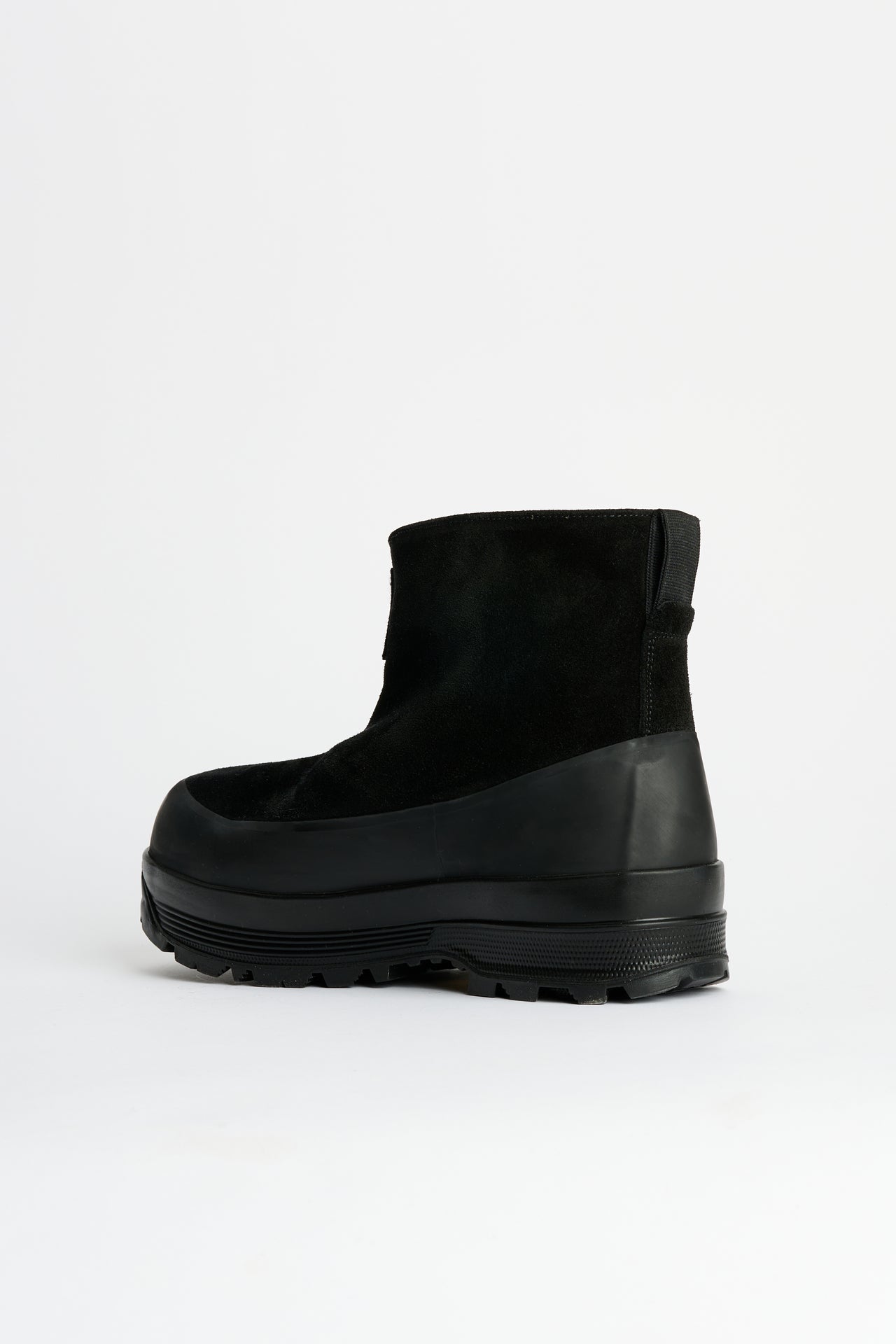 Stone Island Suede Ankle Shoes Black