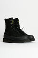 Stone Island Suede Hiking Shoes Black