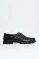 VINNY’s Aztec Boat Shoe Black