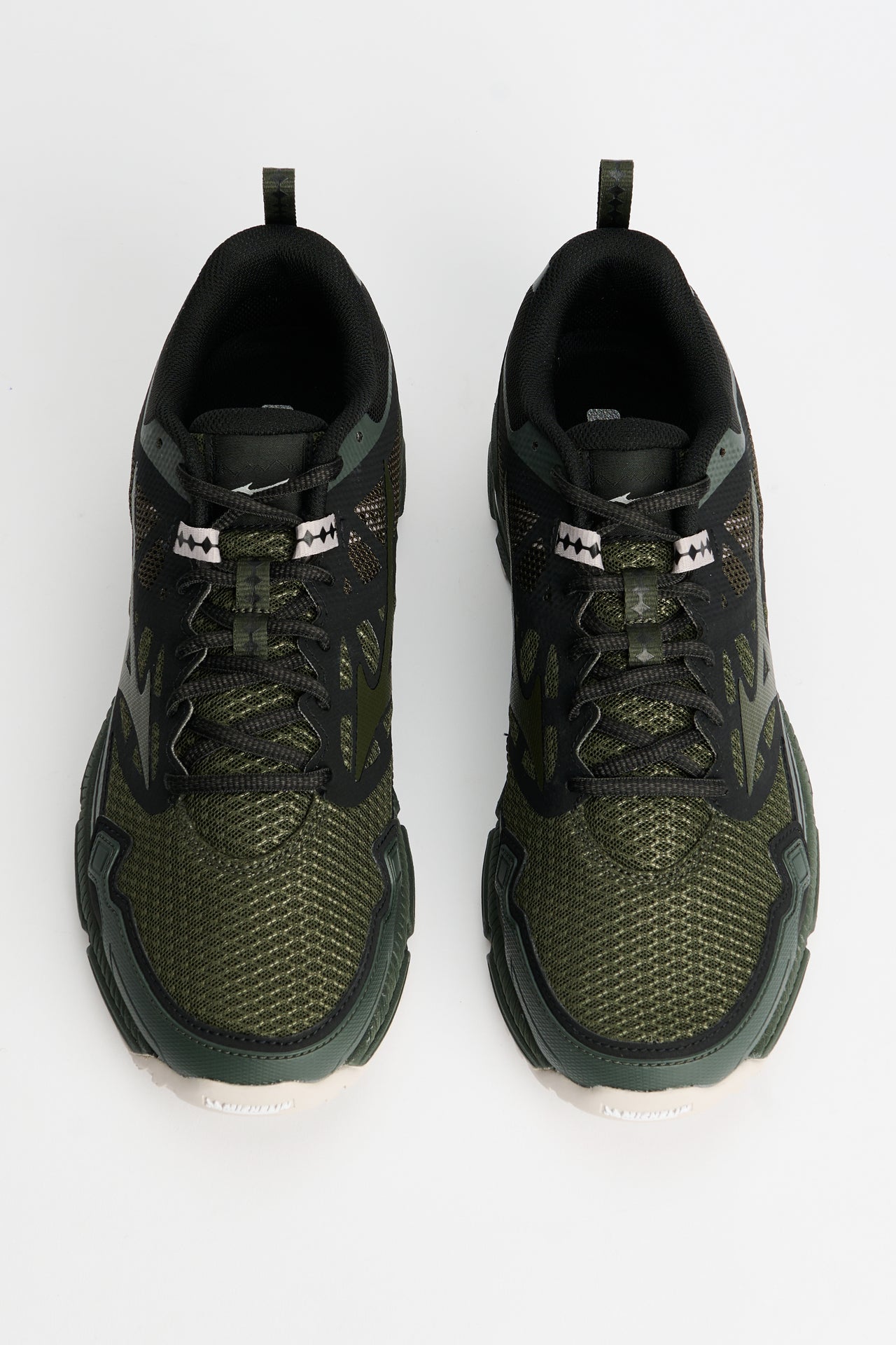 Mizuno Wave Daichi LS Forest Night / Black / Silver Birch