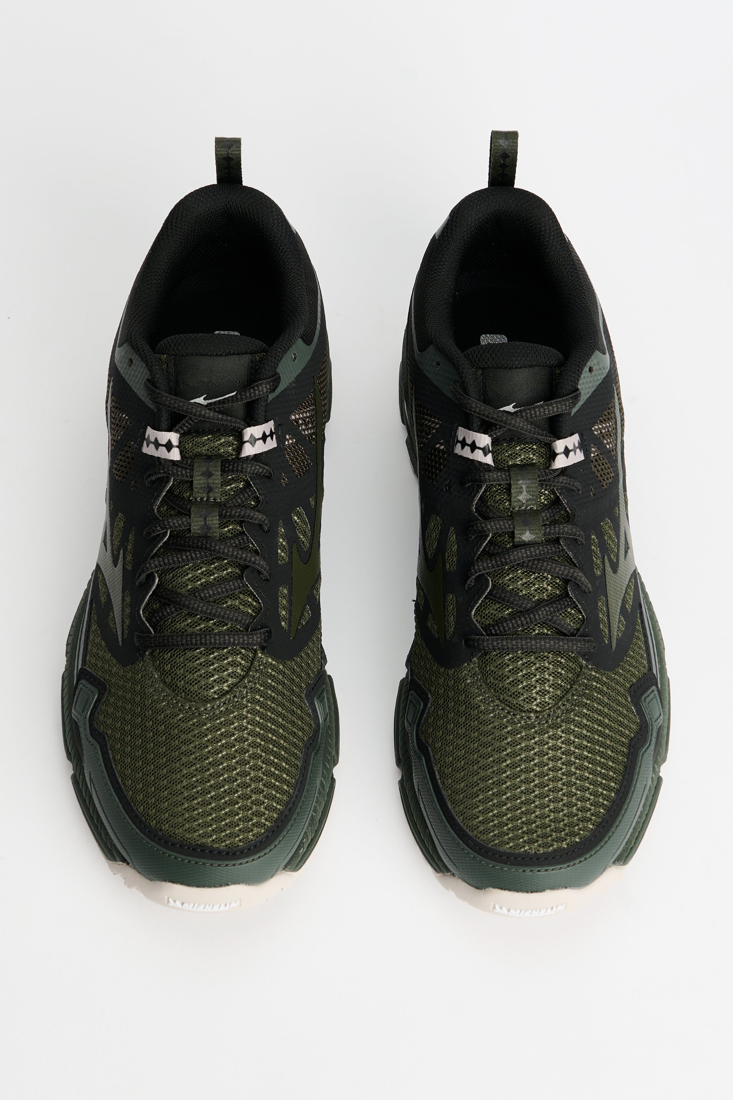 Mizuno Wave Daichi LS Forest Night / Black / Silver Birch