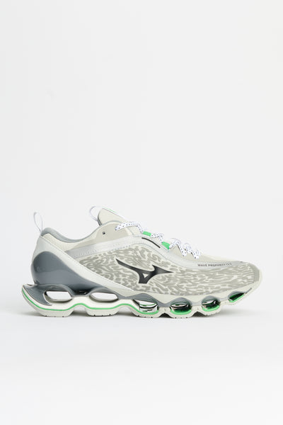 Mizuno Wave Prophecy 13.2 Harbor Mist / Black / Vibrant Green