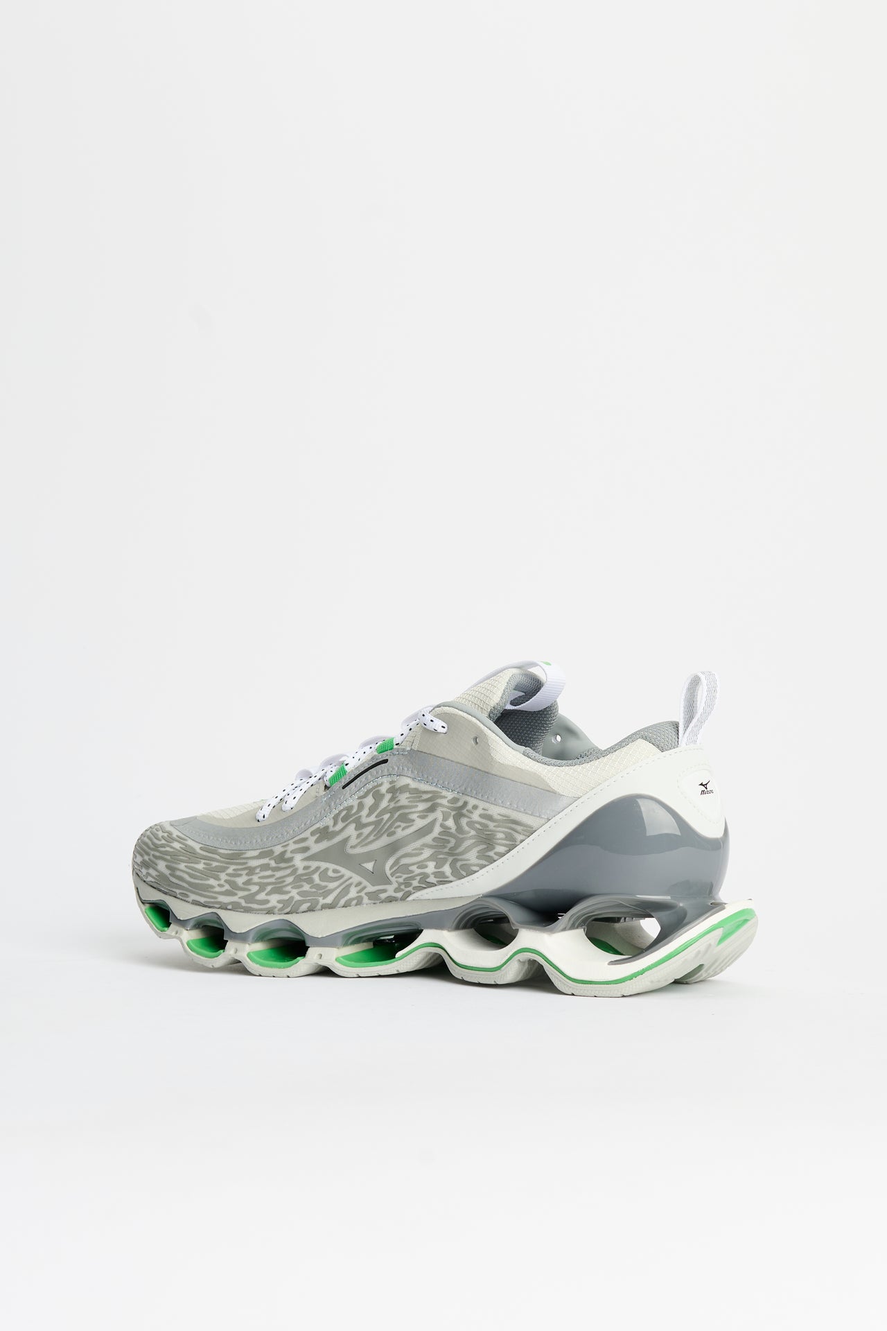 Mizuno Wave Prophecy 13.2 Harbor Mist / Black / Vibrant Green