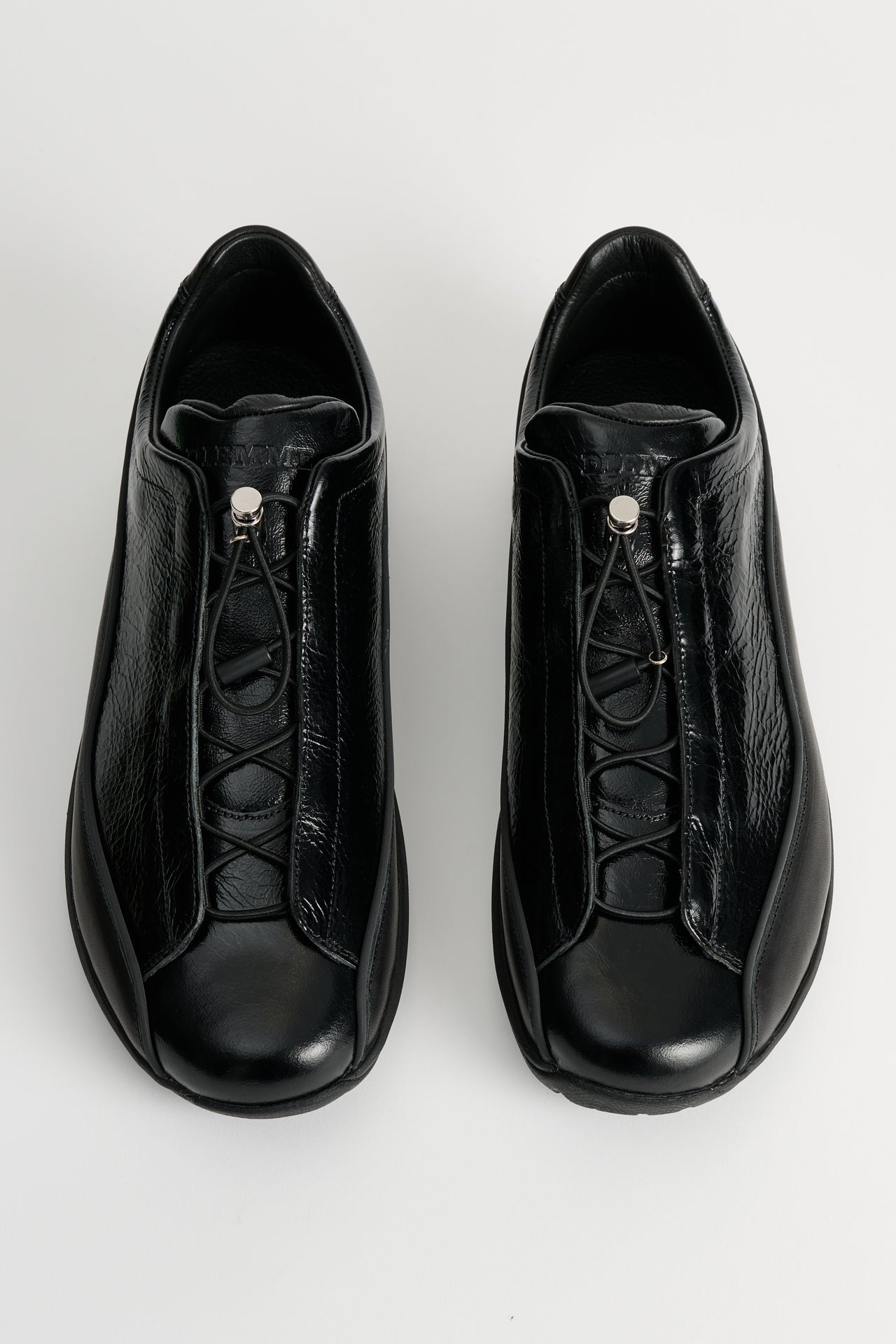 Diemme Licata Black Crackled Patent Leather