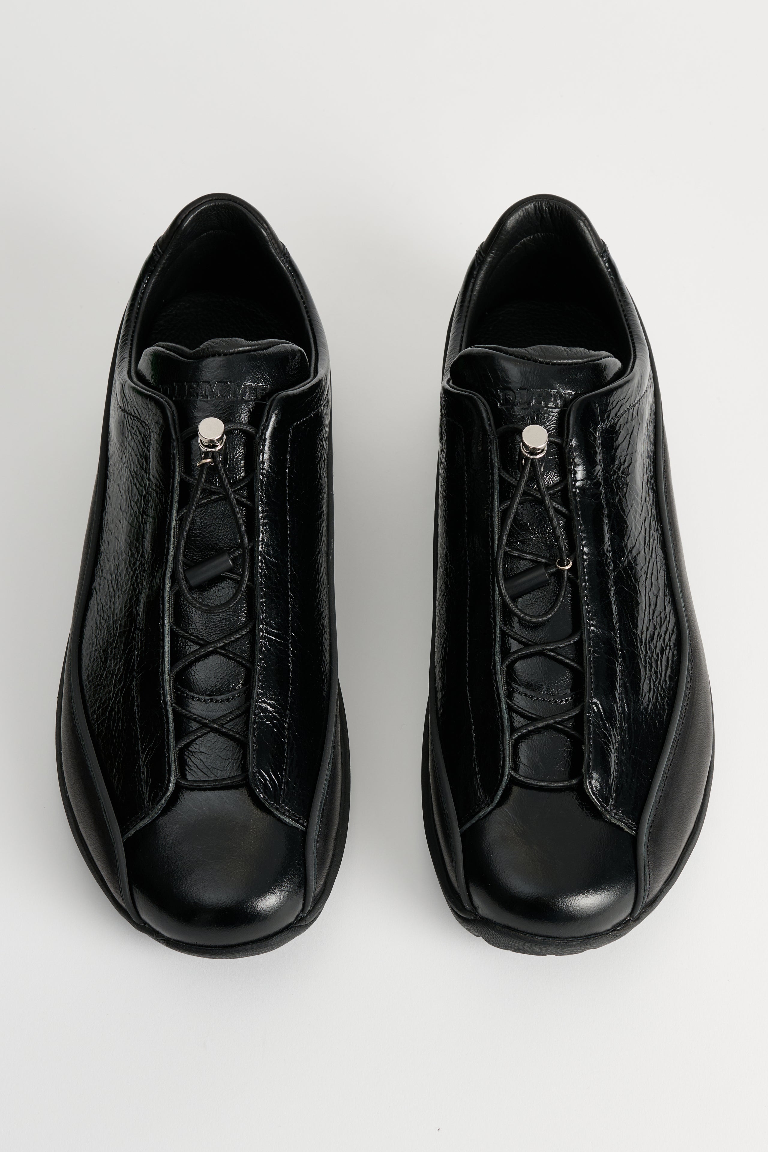 Diemme Licata Black Crackled Patent Leather