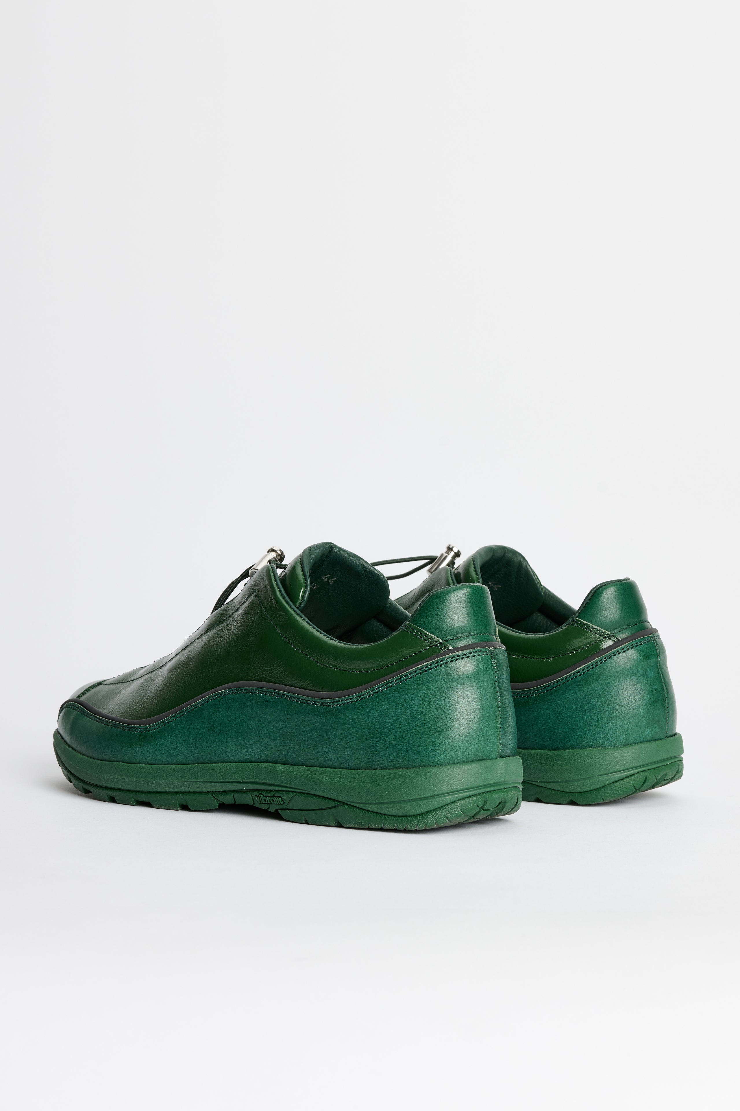 DIEMME Licata Dark Green Crackled Patent Leather