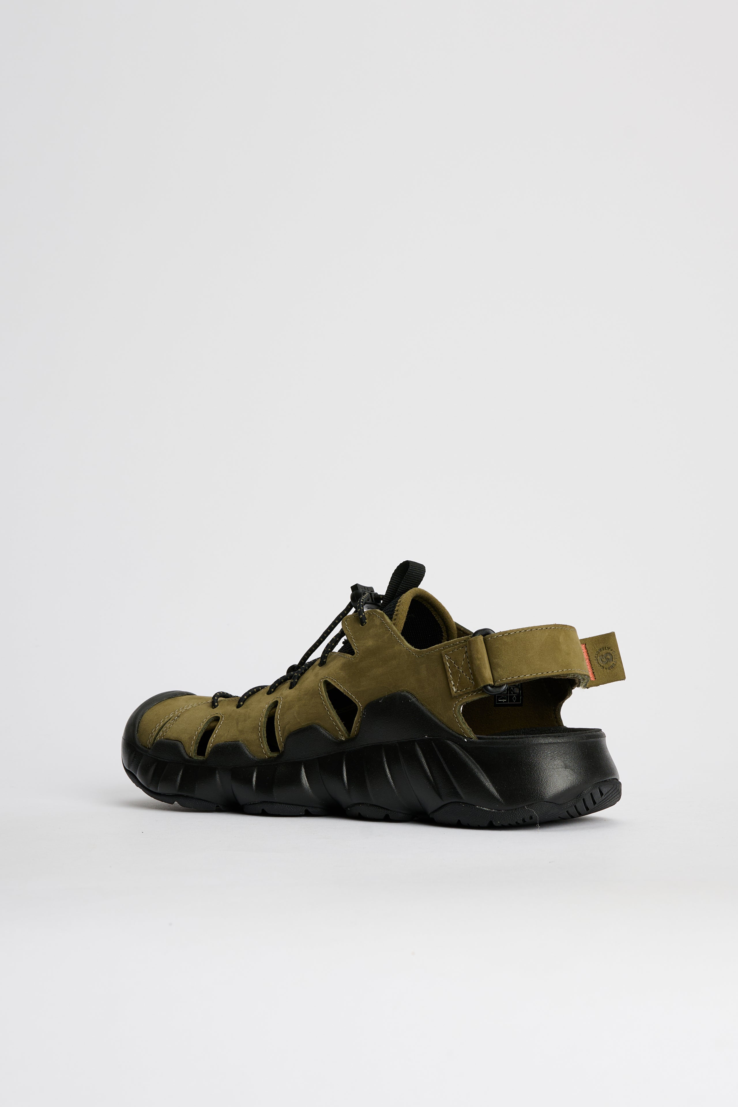 KEEN Hyperport Fisherman Leather Sandal Dark Olive / Black