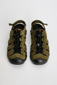 KEEN Hyperport Fisherman Leather Sandal Dark Olive / Black