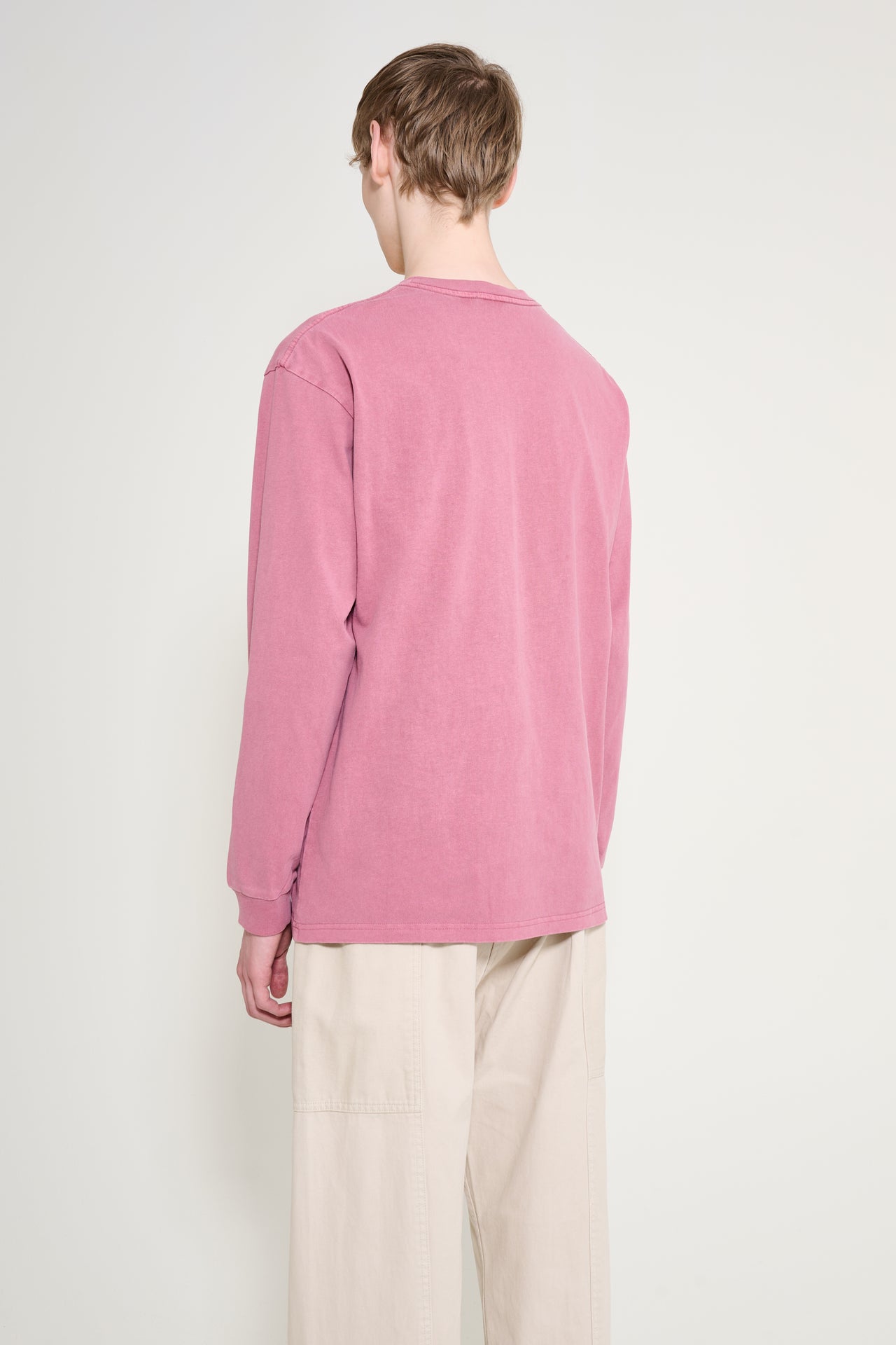 Gramicci L/S Pocket Tee Pigment Dyed Red Pigment