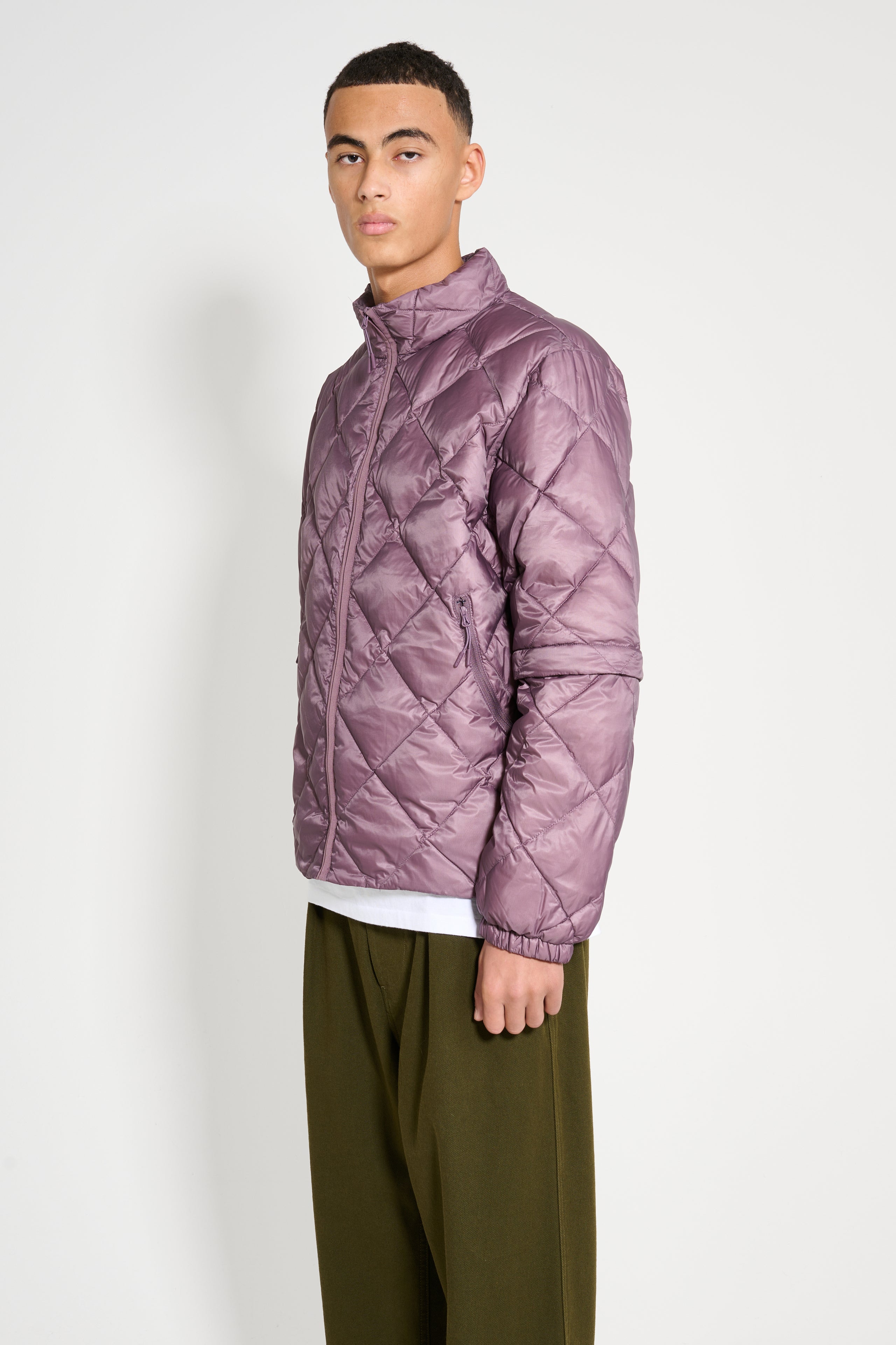 Hiking Patrol Light Down Zip Jacket Purple