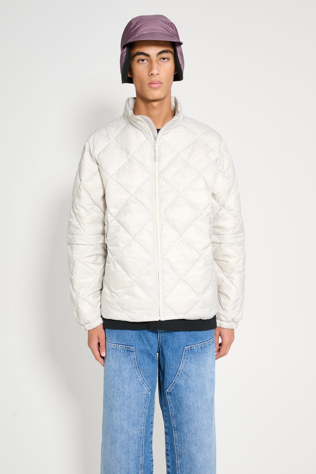 Hiking Patrol Light Down Zip Jacket Light Grey