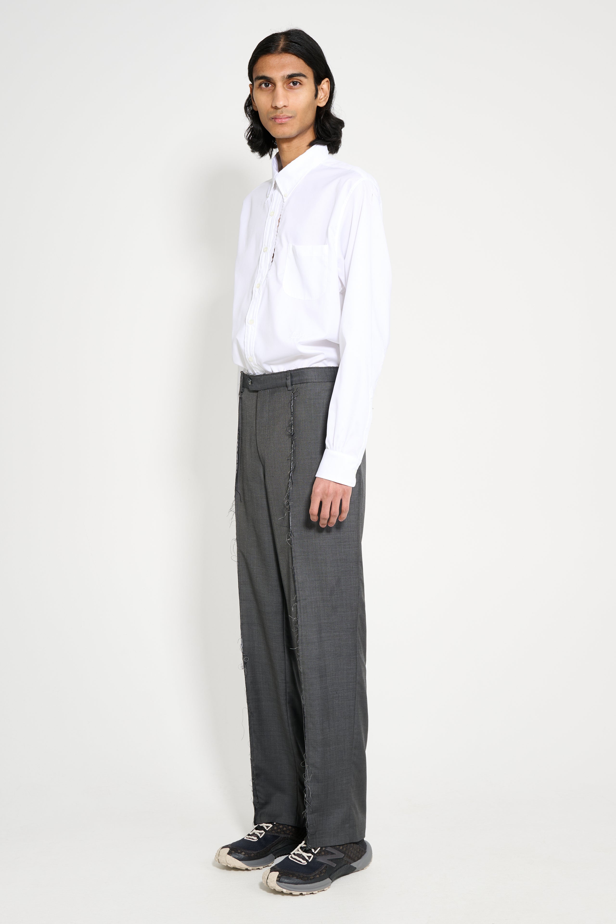 Hodakova Horse Hair Trousers Grey