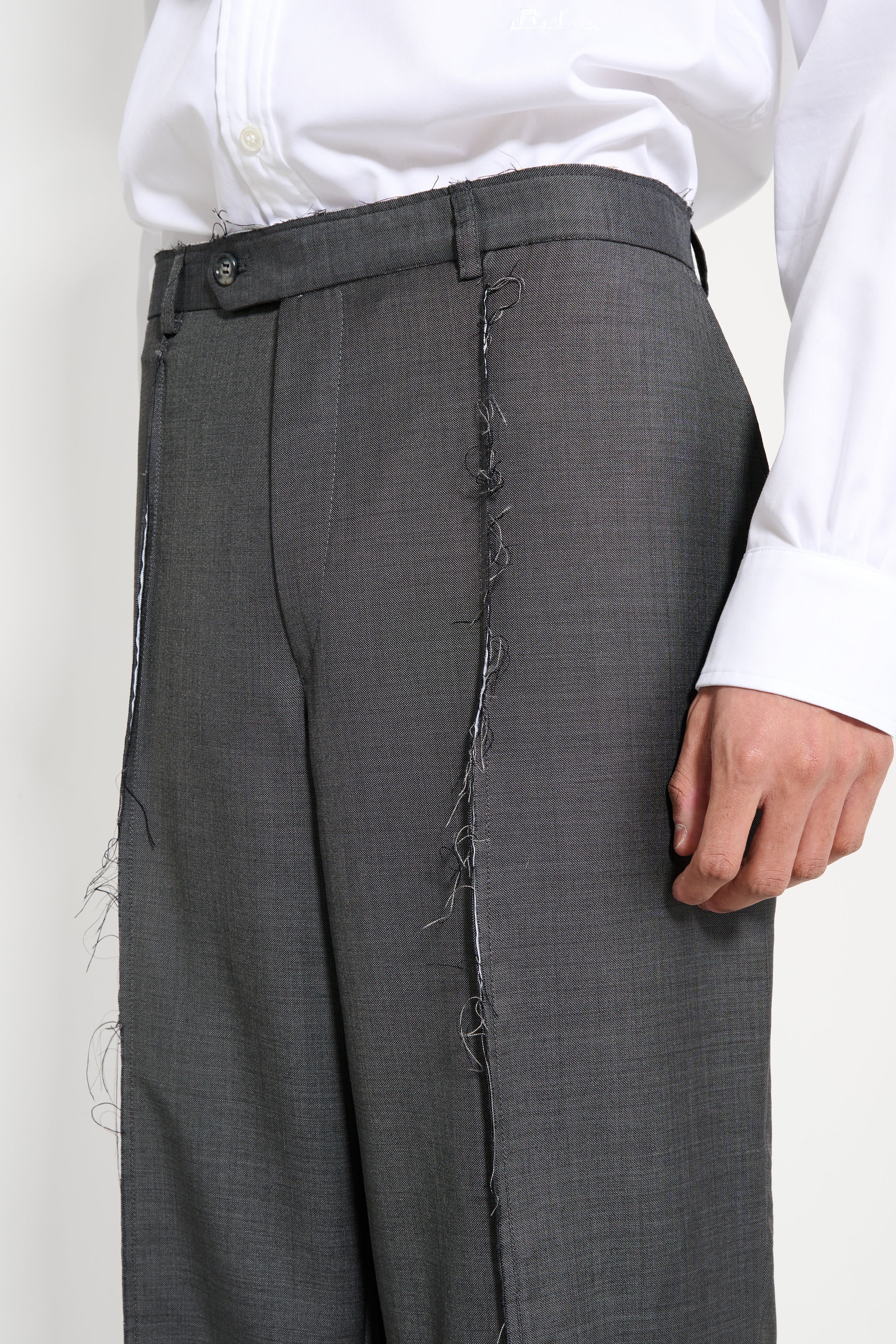 Hodakova Horse Hair Trousers Grey